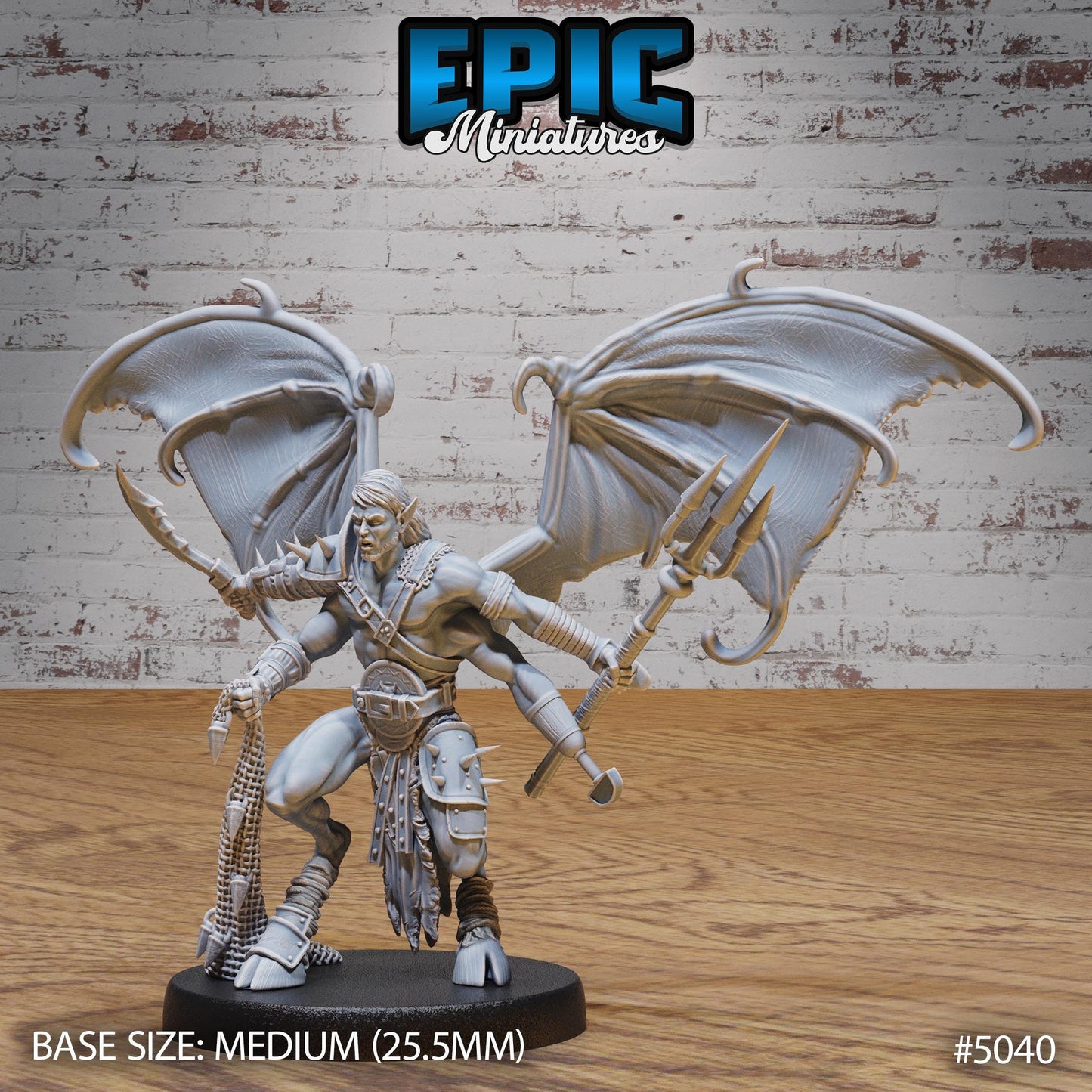 Pit Fighter Devil (Large) | Premium DnD Miniatures | High Quality Resin | D&D RPG