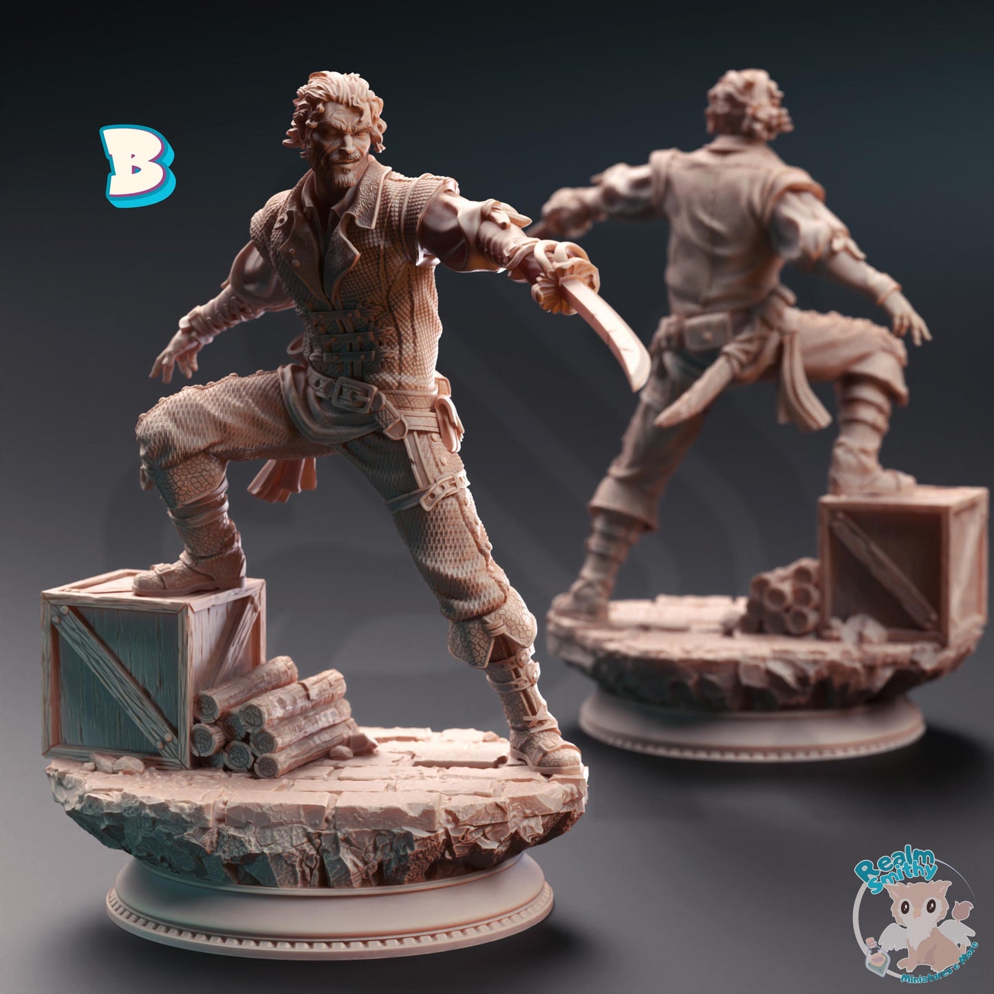 Rossa Cartel Enforcers (Medium) | 32mm Hero Scale | Premium DnD Miniature High Quality Resin | DM Stash