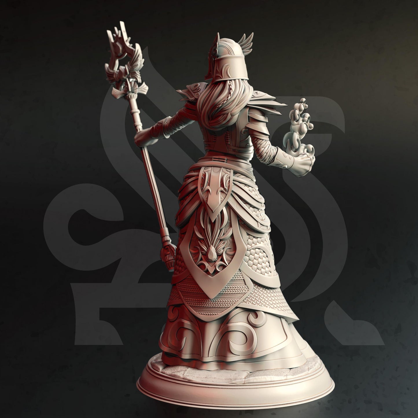 Ferendir Miar - Arch Holder (Medium) | 32mm Hero Scale | Premium DnD Miniature High Quality Resin | DM Stash