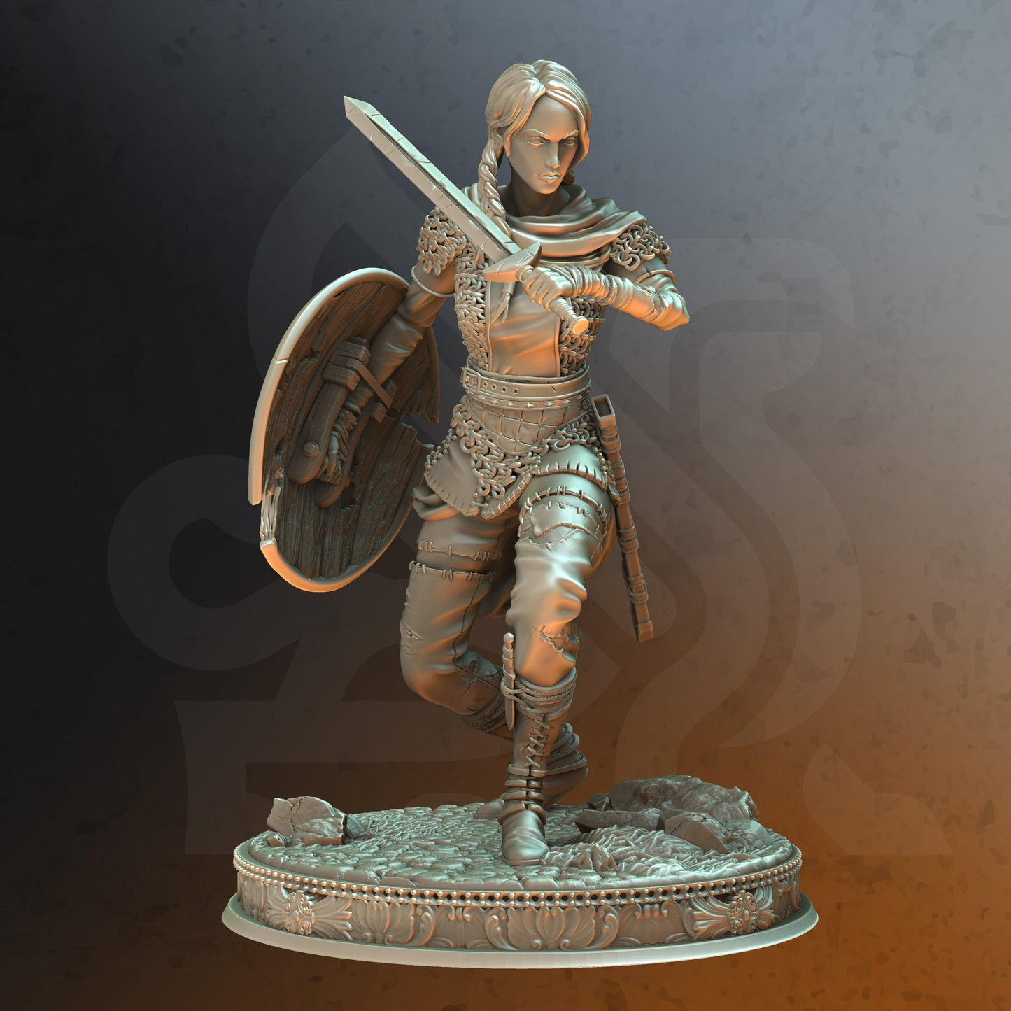Freya the Fearless - Shield Maiden (Medium) | DM Stash
