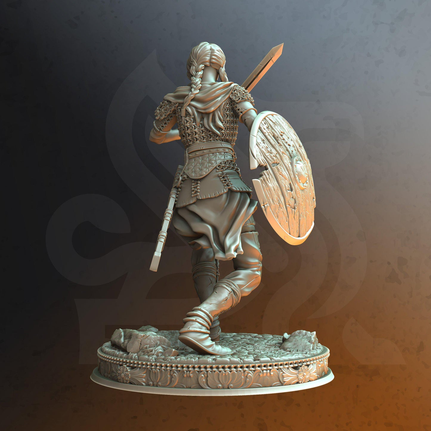 Freya the Fearless - Shield Maiden (Medium) | DM Stash