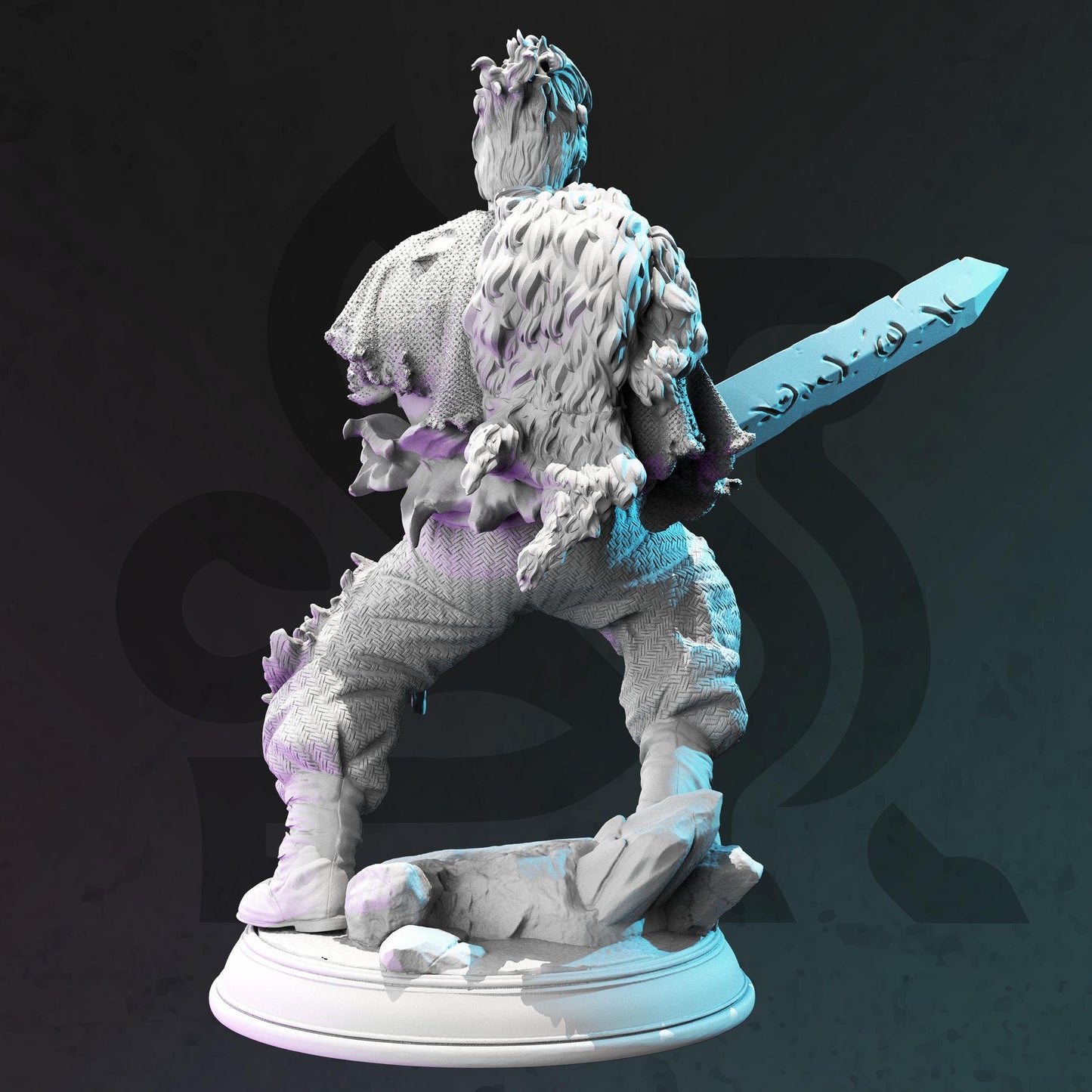 Gaius - Ragged Bloodhunter Captain (Medium) | 32mm Hero Scale | Premium DnD Miniature High Quality Resin | DM Stash