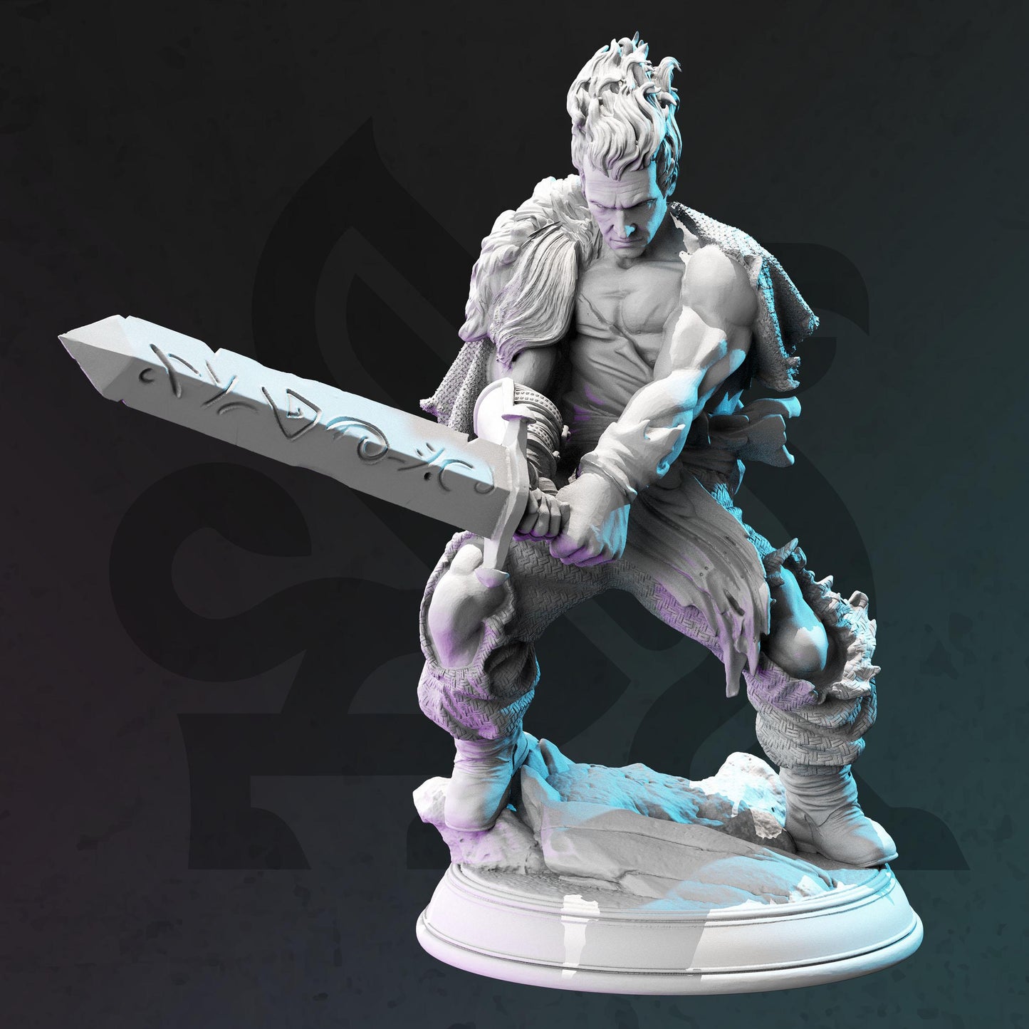 Gaius - Ragged Bloodhunter Captain (Medium) | 32mm Hero Scale | Premium DnD Miniature High Quality Resin | DM Stash