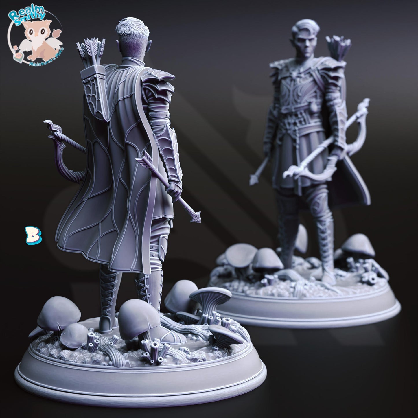 Irinax's Chosen - Drow Soldiers (Medium) | 32mm Hero Scale | Premium DnD Miniature High Quality Resin | DM Stash