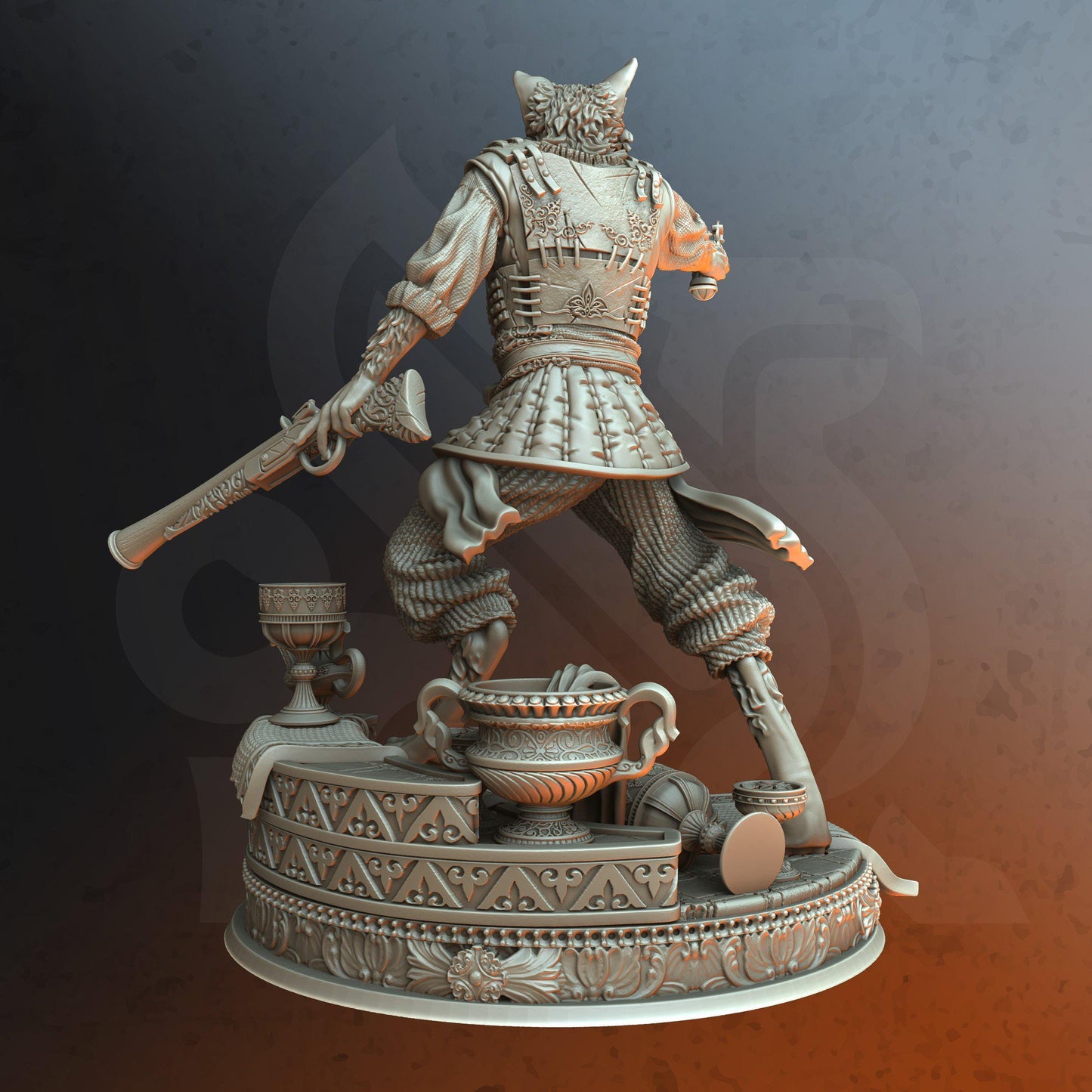 Kara'Ta - Gunslinger Bodyguard (Medium) | 32mm Hero Scale | Premium DnD Miniature High Quality Resin | DM Stash