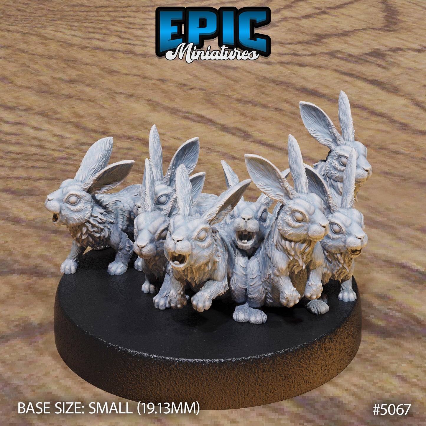 Rabbit Swarms | Premium DnD Miniatures | High Quality Resin | D&D RPG