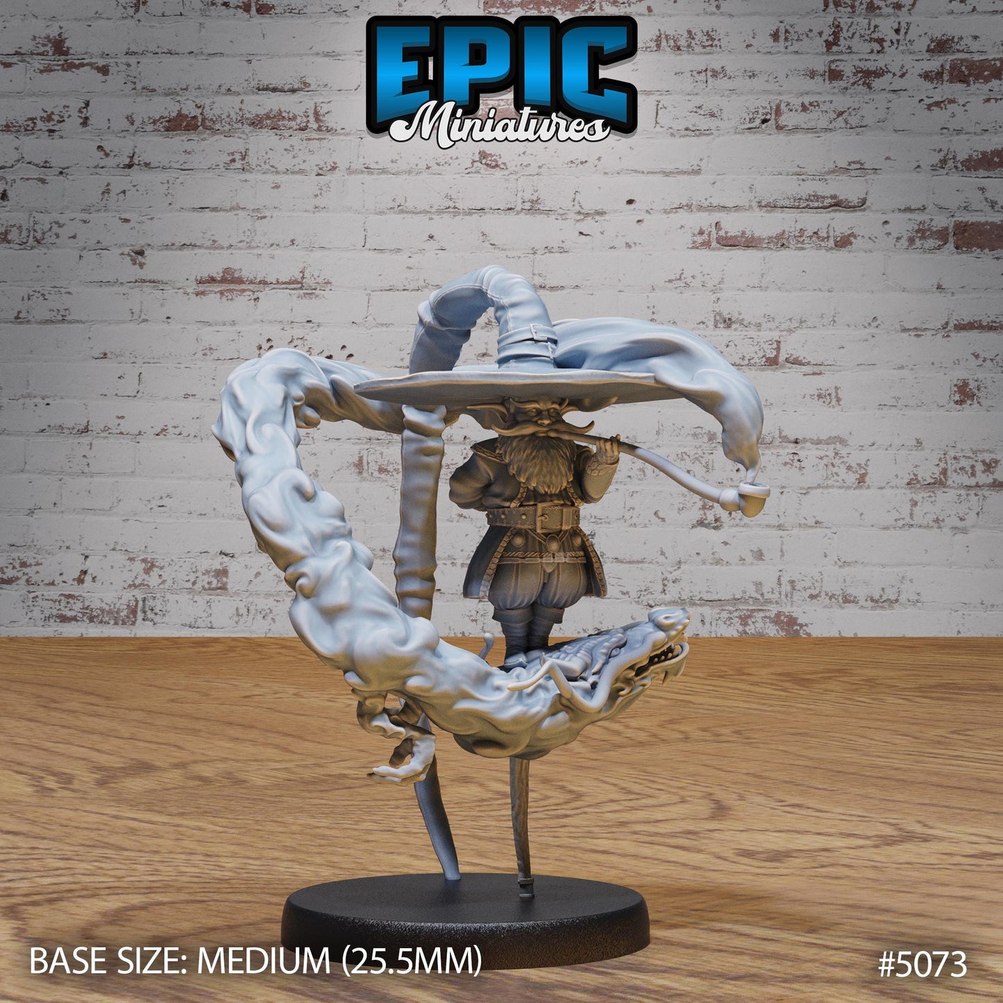 Gnome Wizard (Medium) | Premium DnD Miniatures | High Quality Resin | D&D RPG