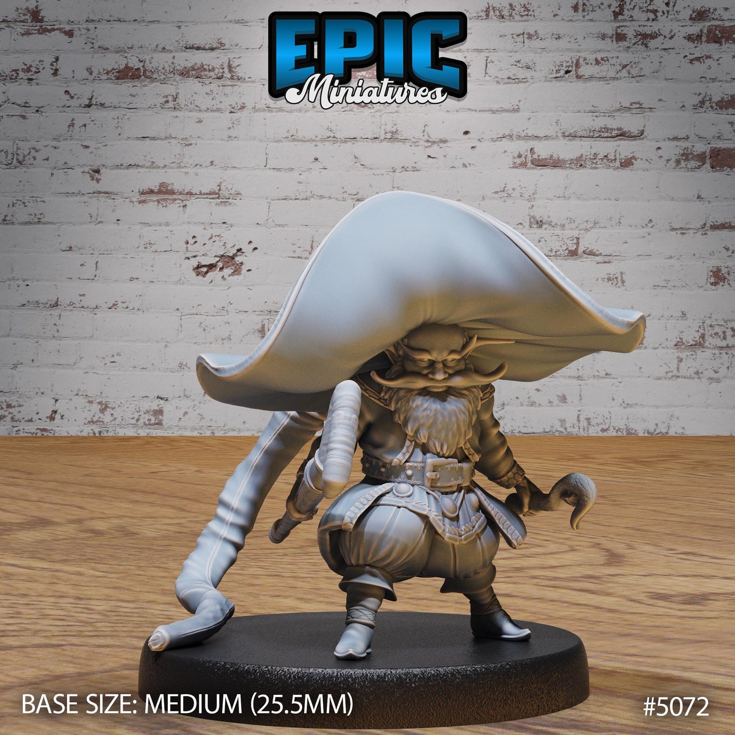 Gnome Wizard (Medium) | Premium DnD Miniatures | High Quality Resin | D&D RPG