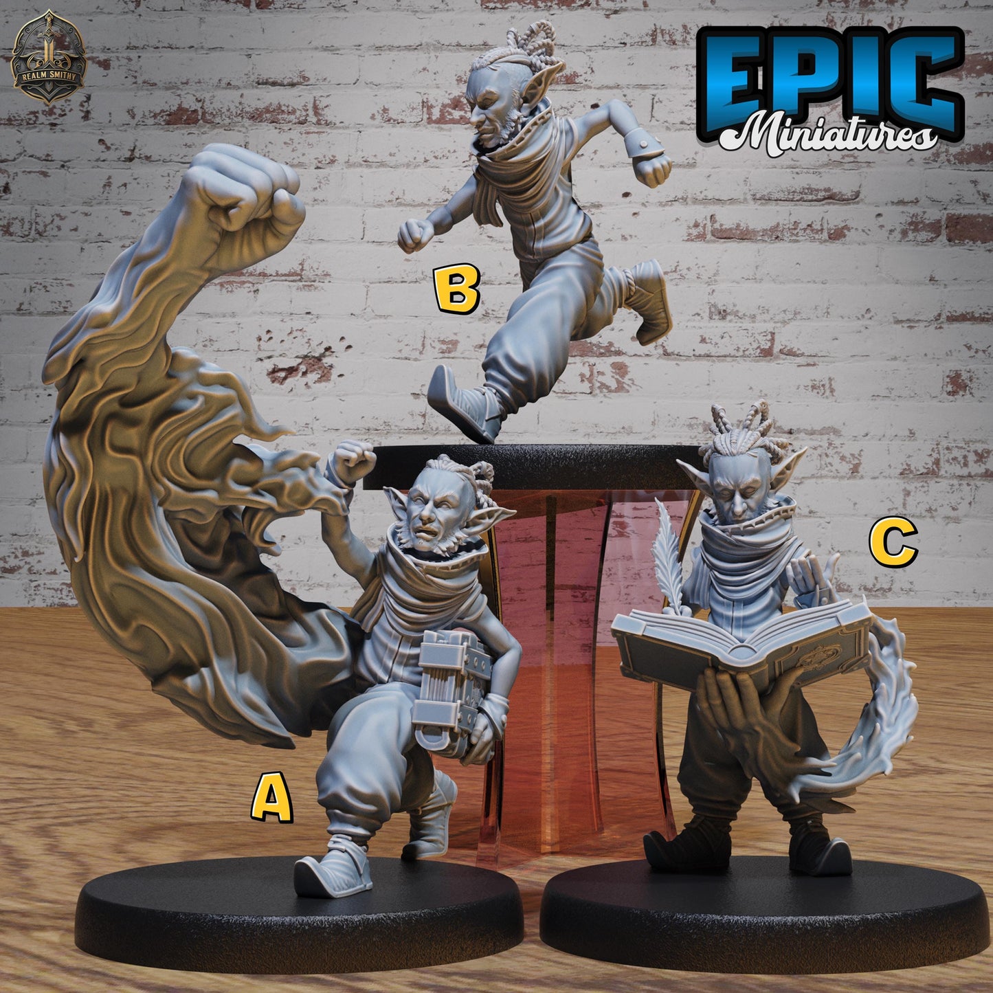 Halfling Sorcerer (Medium) | Premium DnD Miniatures | High Quality Resin | D&D RPG