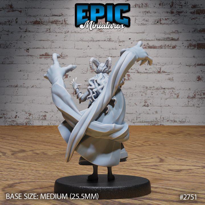 Warlock Tiefling (Medium) | Premium DnD Miniatures | High Quality Resin | D&D RPG