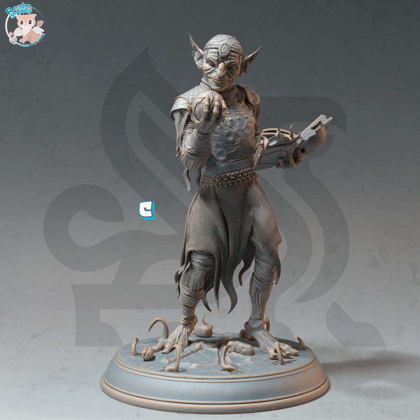 Mana Goblin Trio - Alchemist, Sorcerer, Loot (Medium)| 32mm Hero Scale | Premium DnD Miniature High Quality Resin | DM Stash