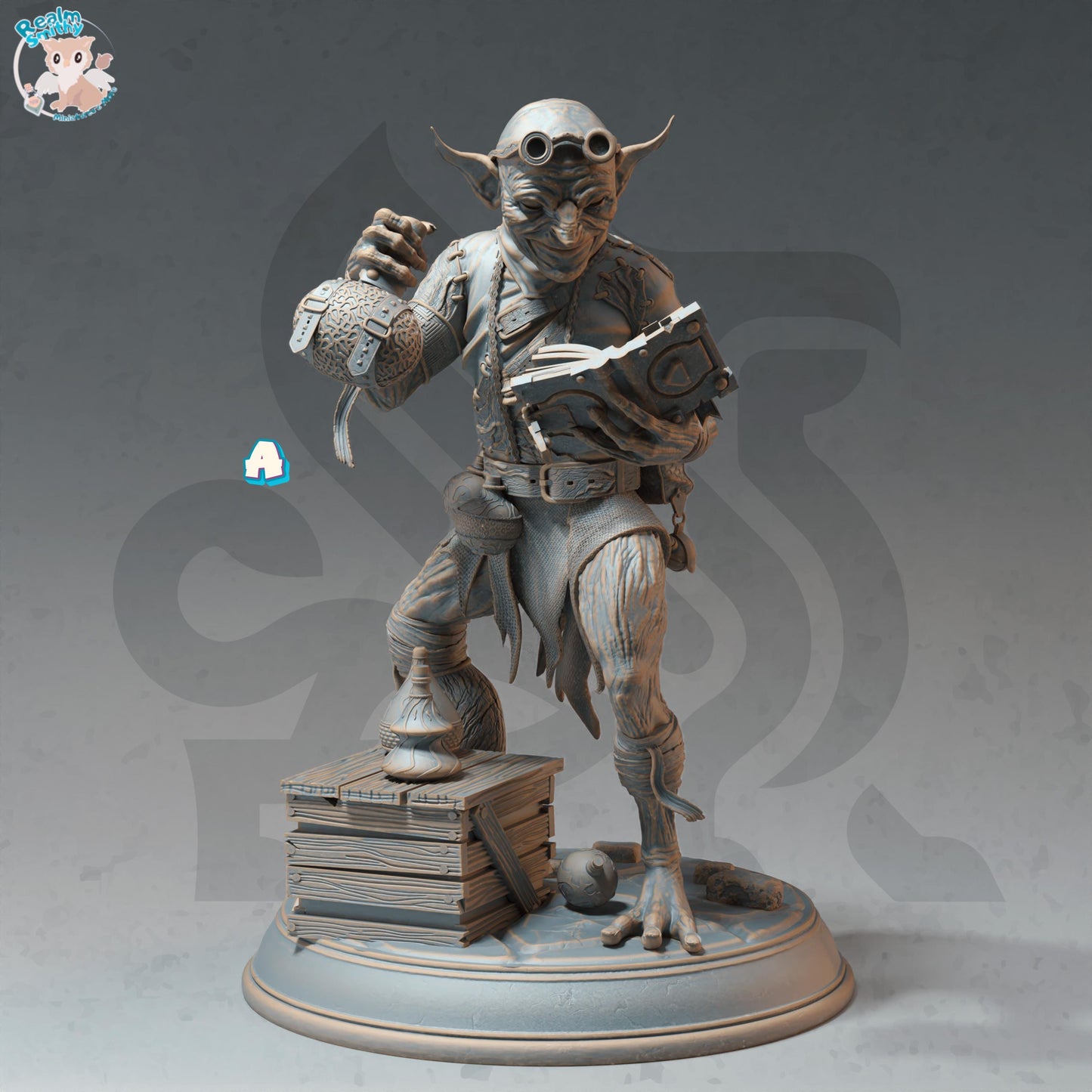 Mana Goblin Trio - Alchemist, Sorcerer, Loot (Medium)| 32mm Hero Scale | Premium DnD Miniature High Quality Resin | DM Stash