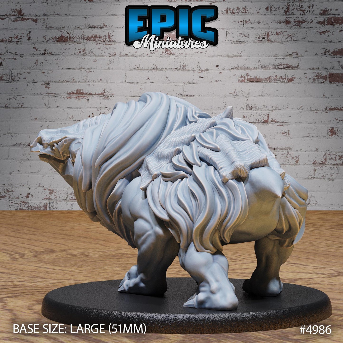 Bulette (Large) | Premium DnD Miniatures | High Quality Resin | D&D RPG