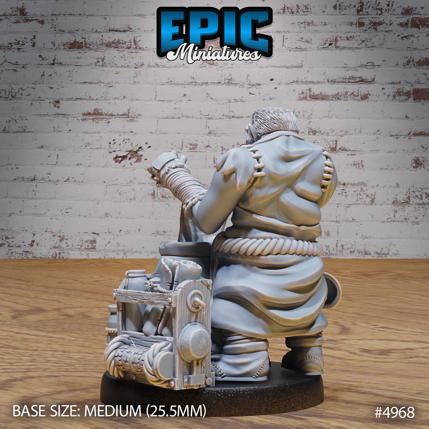 Gray Orc Alchemist (Medium) | Premium DnD Miniatures | High Quality Resin | D&D RPG