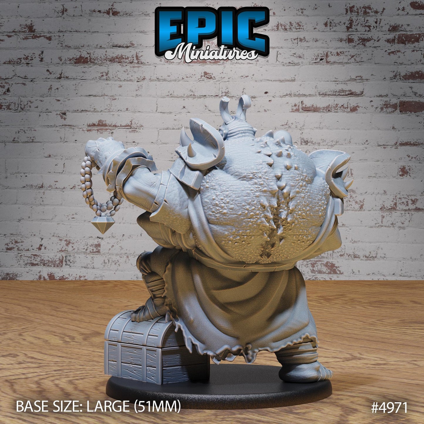 Ettin Mutant (Large) | Premium DnD Miniatures | High Quality Resin | D&D RPG