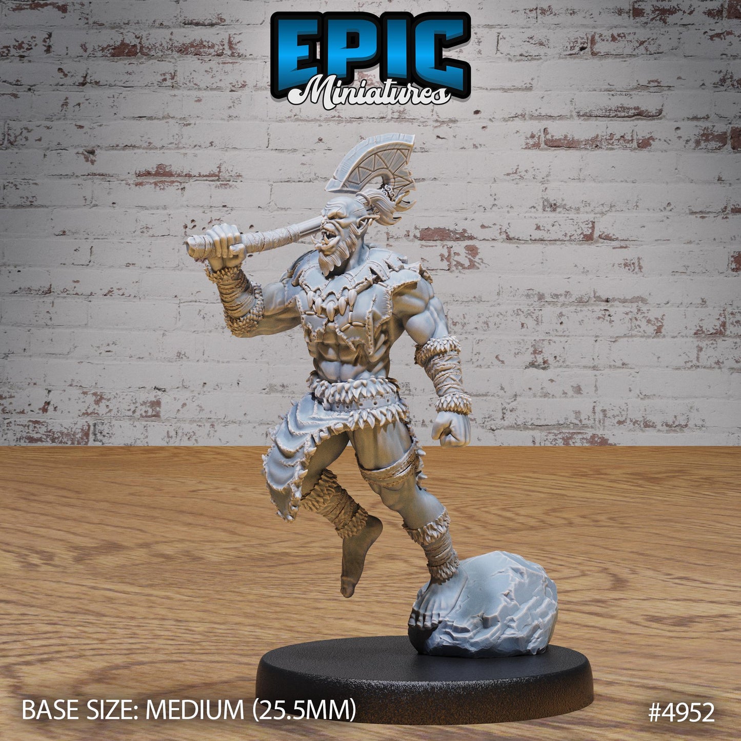 Orc Warrior (Medium) | Premium DnD Miniatures | High Quality Resin | D&D RPG