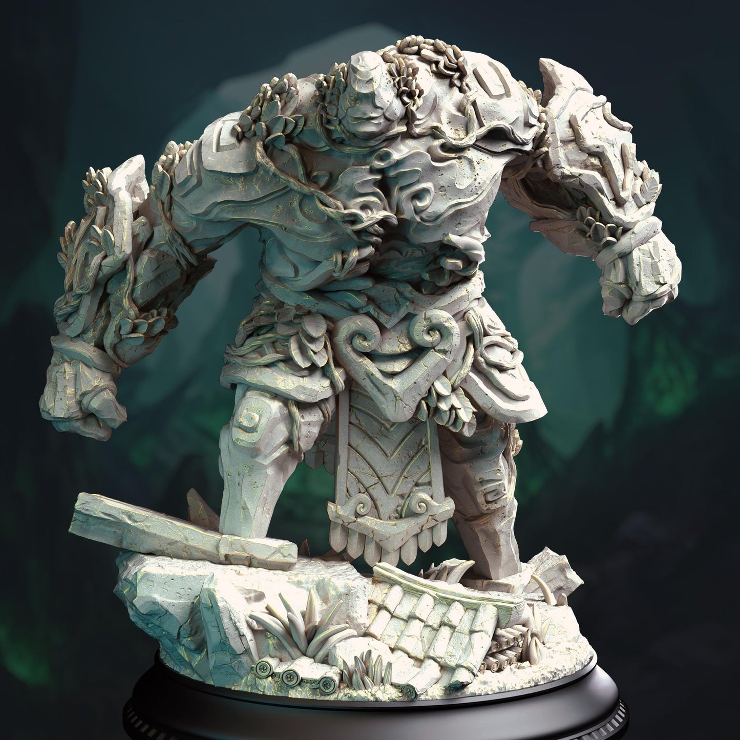 Gyokusho - Jade Golem (Huge) | DM Stash | 32mm Scale | Premium DnD Miniature High Quality Resin