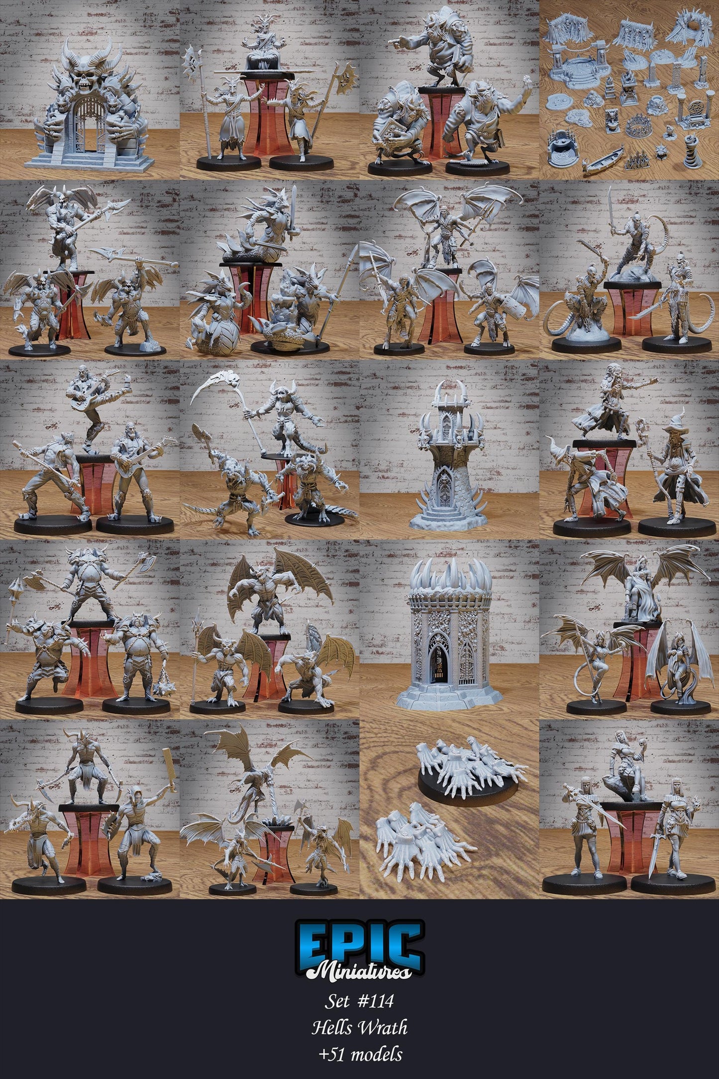 Devil Minion (Medium) | Premium DnD Miniatures | High Quality Resin | D&D RPG