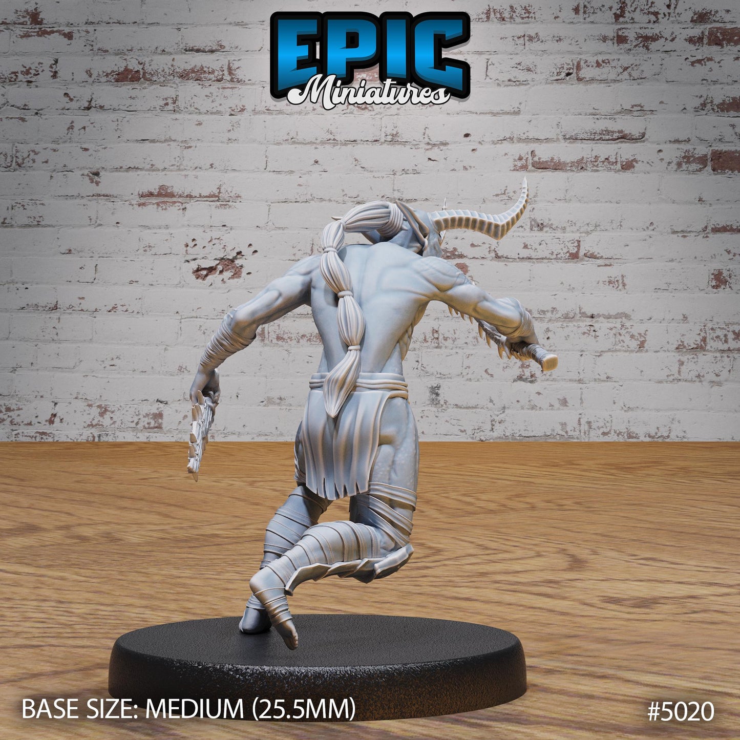 Lower Devil Warrior (Medium) | Premium DnD Miniatures | High Quality Resin | D&D RPG