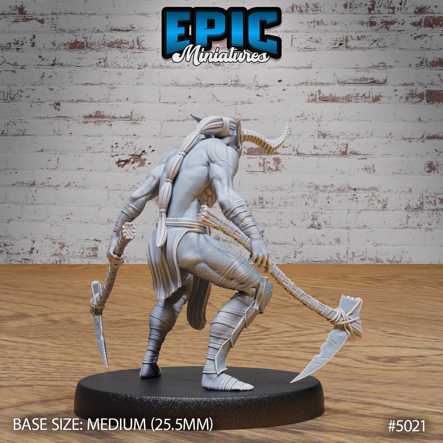 Lower Devil Warrior (Medium) | Premium DnD Miniatures | High Quality Resin | D&D RPG