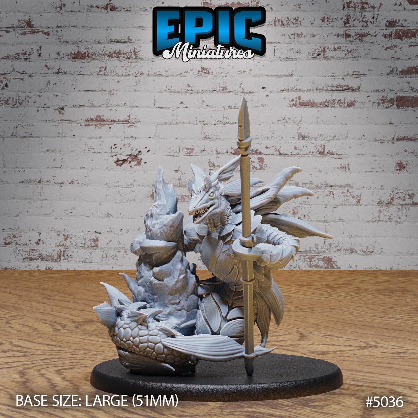 Wastrilith Water Demon (Large) | Premium DnD Miniatures | High Quality Resin | D&D RPG
