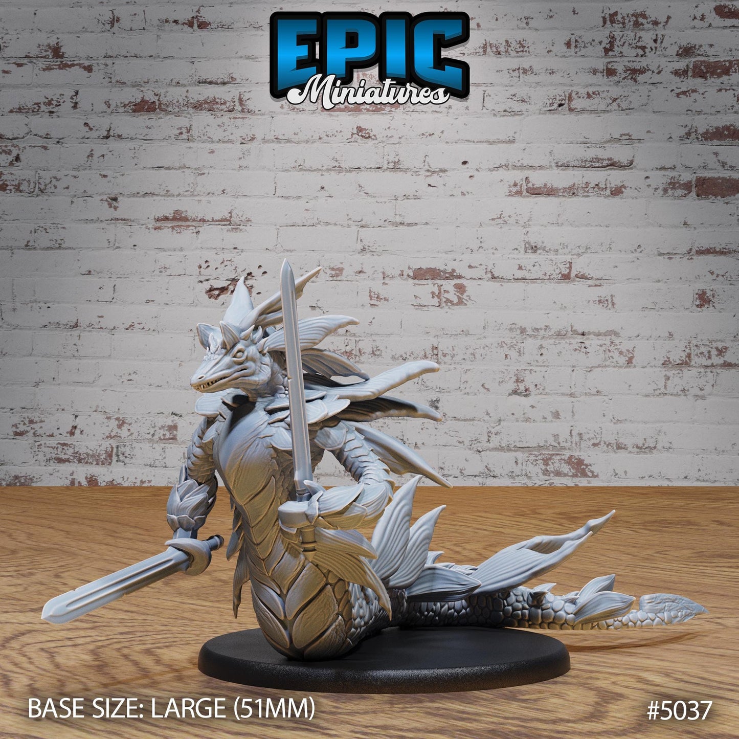 Wastrilith Water Demon (Large) | Premium DnD Miniatures | High Quality Resin | D&D RPG