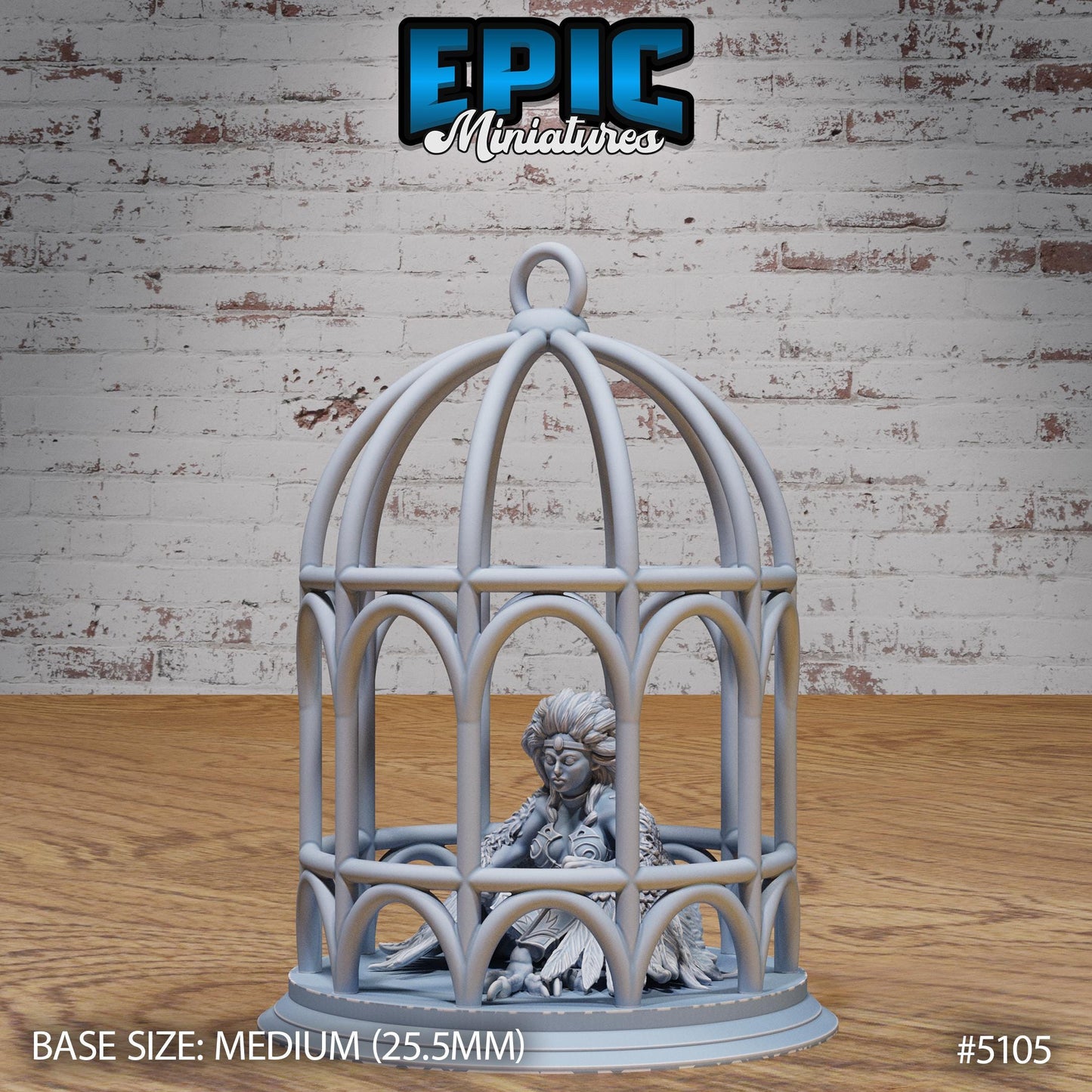 Captured Harpy (Medium) | Premium DnD Miniatures | High Quality Resin | D&D RPG