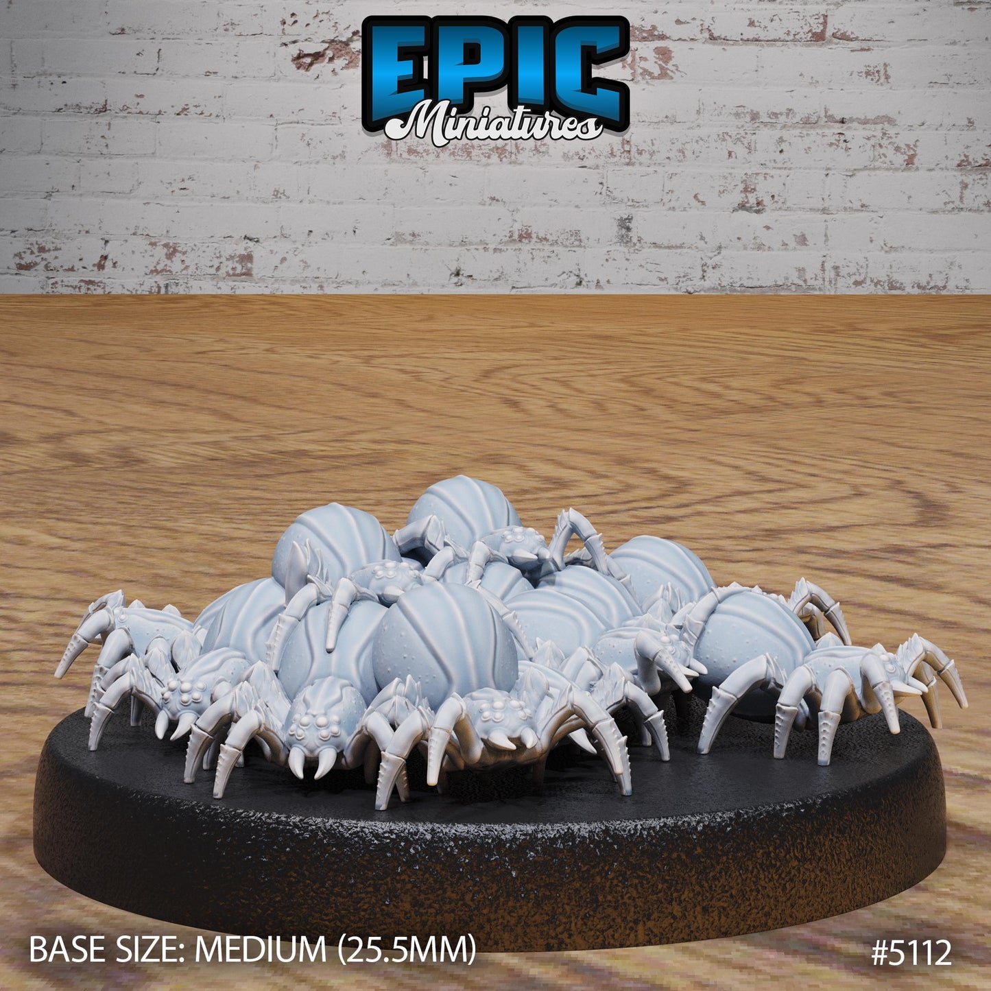 Spider Swarm (Medium) | Premium DnD Miniatures | High Quality Resin | D&D RPG