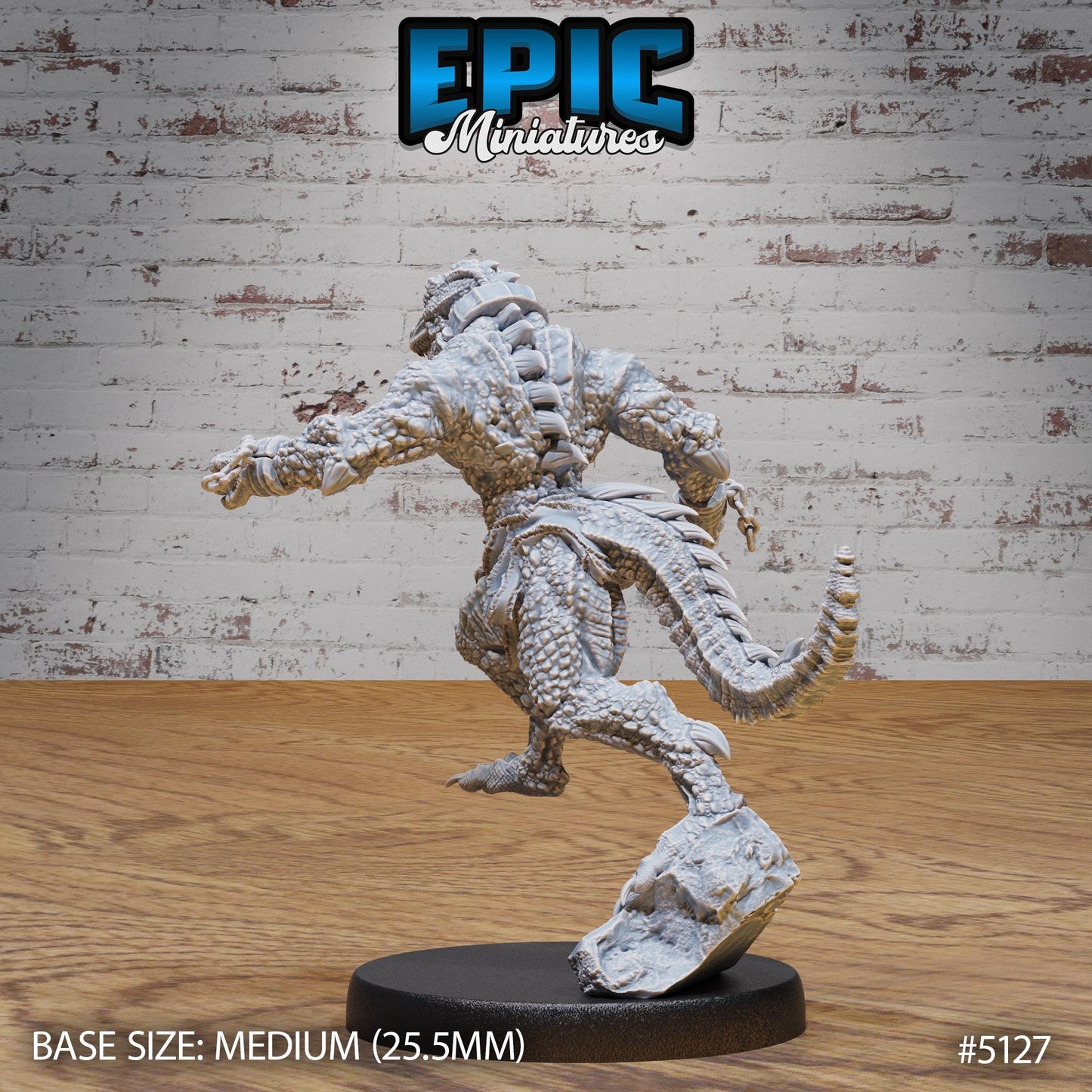 Lizardfolk Slave (Medium)| Premium DnD Miniatures | High Quality Resin | D&D RPG