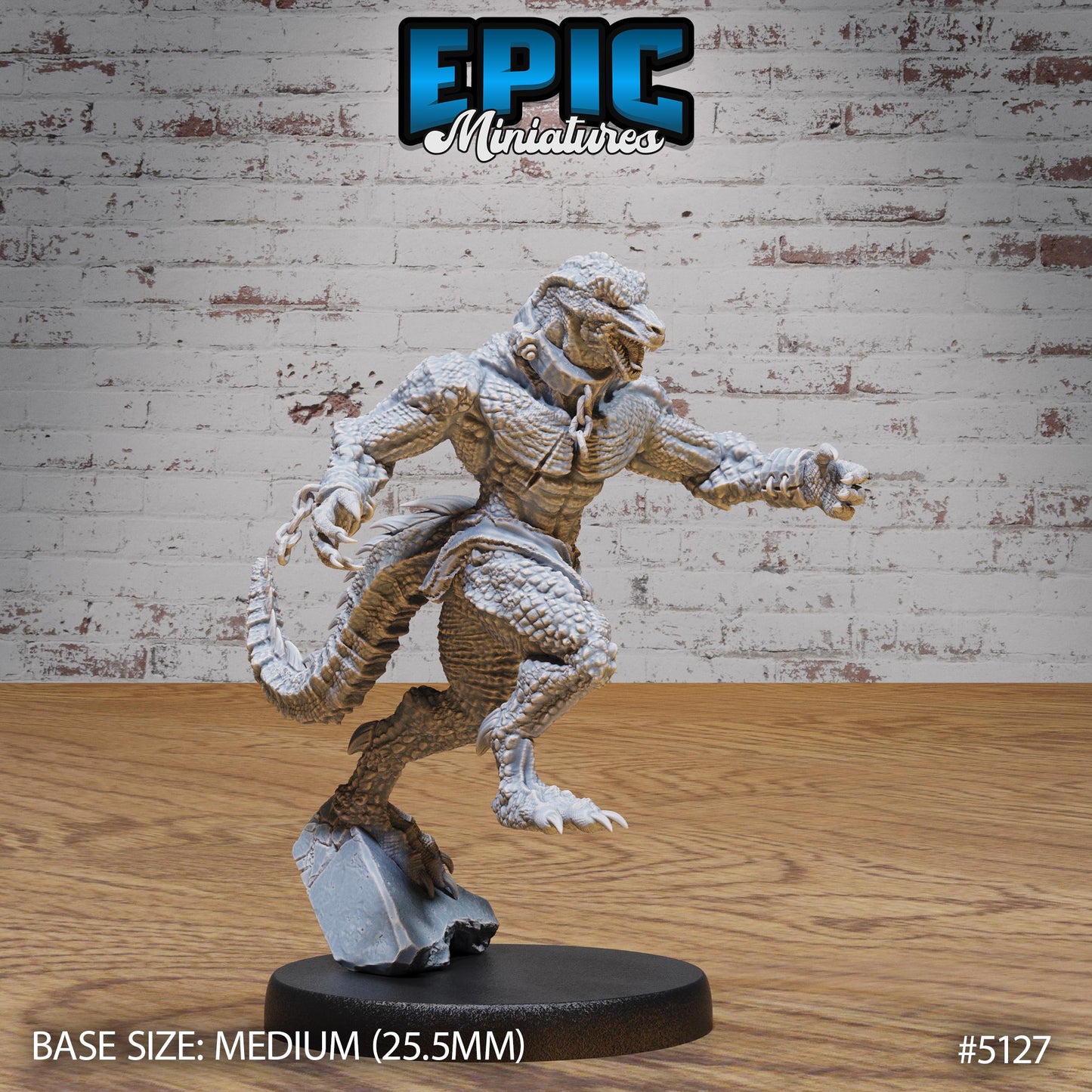 Lizardfolk Slave (Medium)| Premium DnD Miniatures | High Quality Resin | D&D RPG