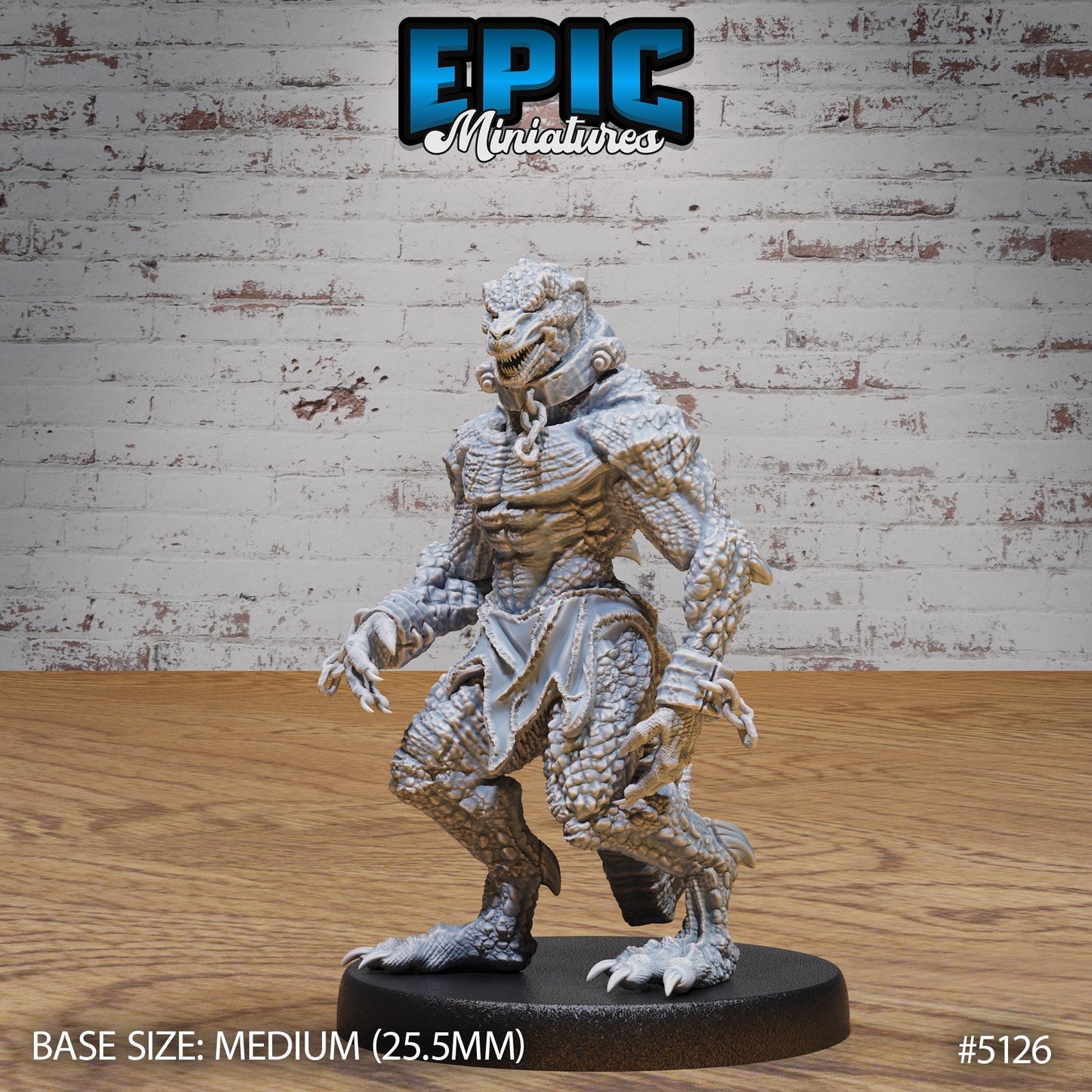 Lizardfolk Slave (Medium)| Premium DnD Miniatures | High Quality Resin | D&D RPG