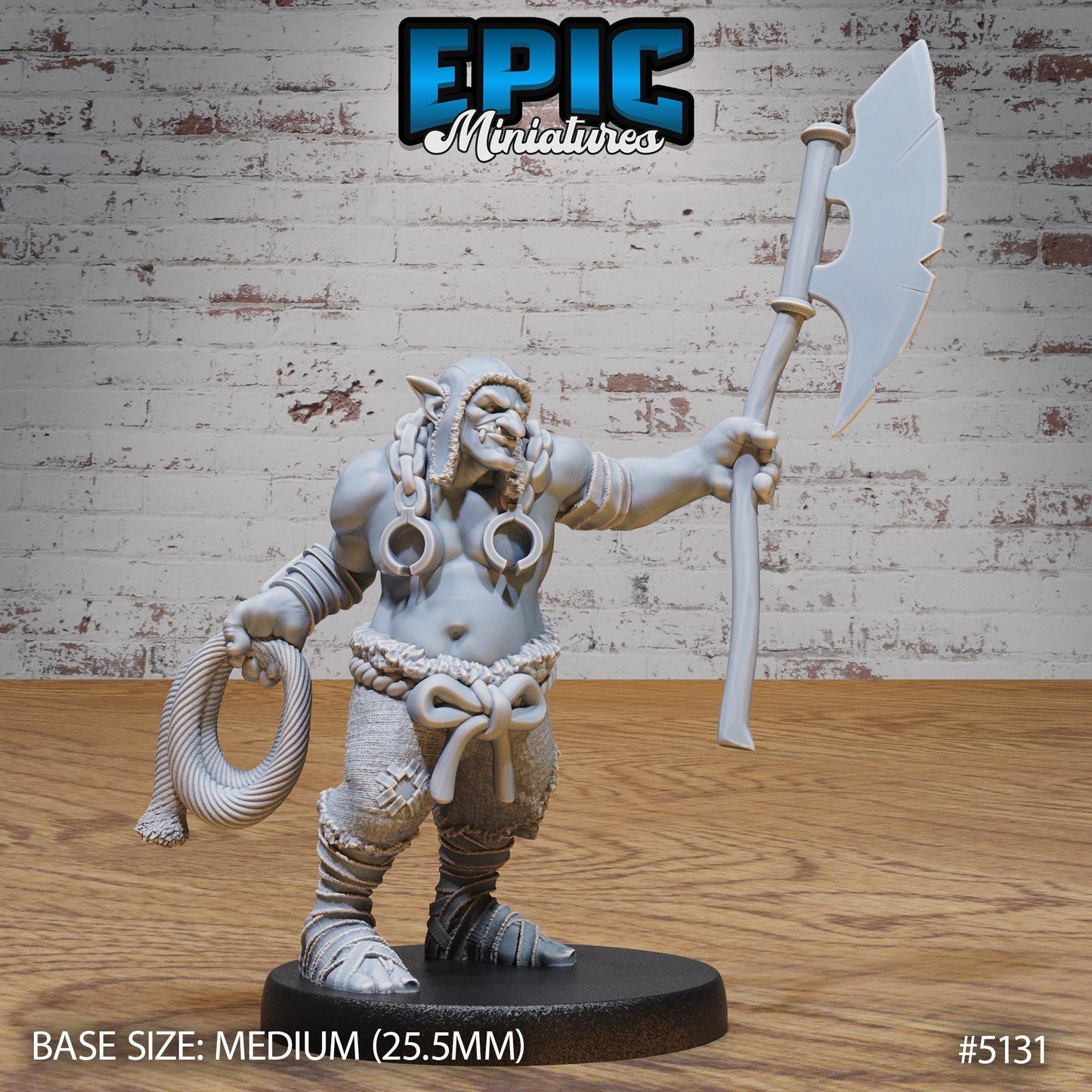 Troll Executioner (Medium)| Premium DnD Miniatures | High Quality Resin | D&D RPG