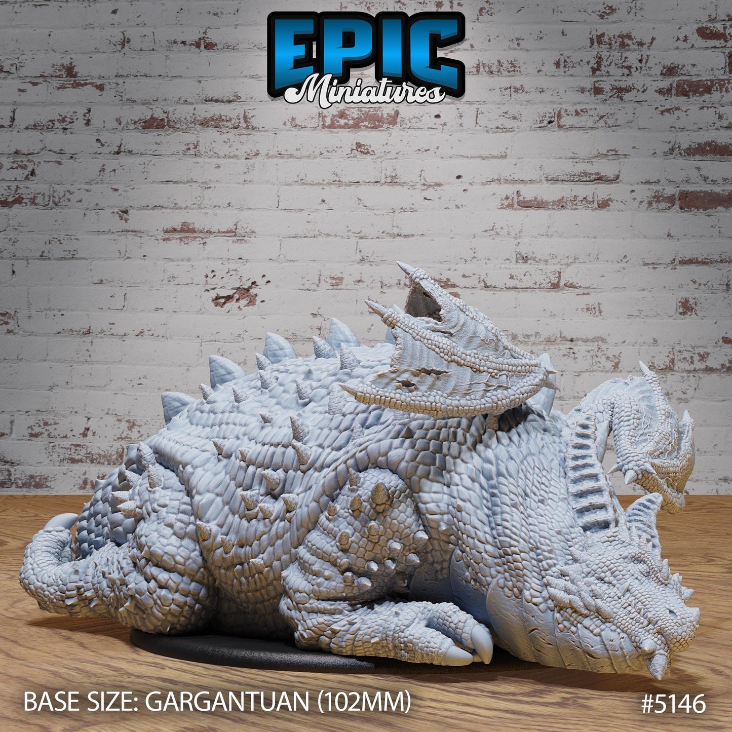 Fat Dragon (Gargantuan) | Premium DnD Miniatures | High Quality Resin | D&D RPG