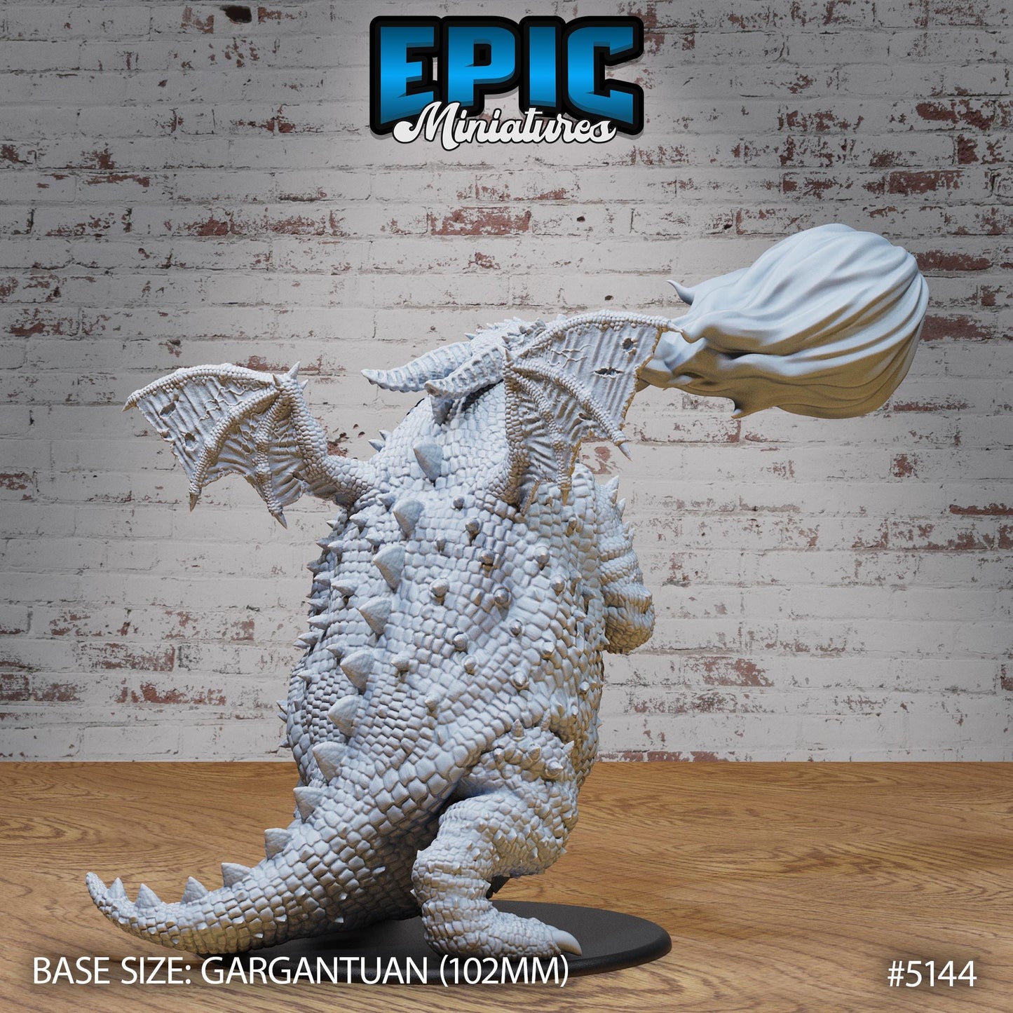 Fat Dragon (Gargantuan) | Premium DnD Miniatures | High Quality Resin | D&D RPG