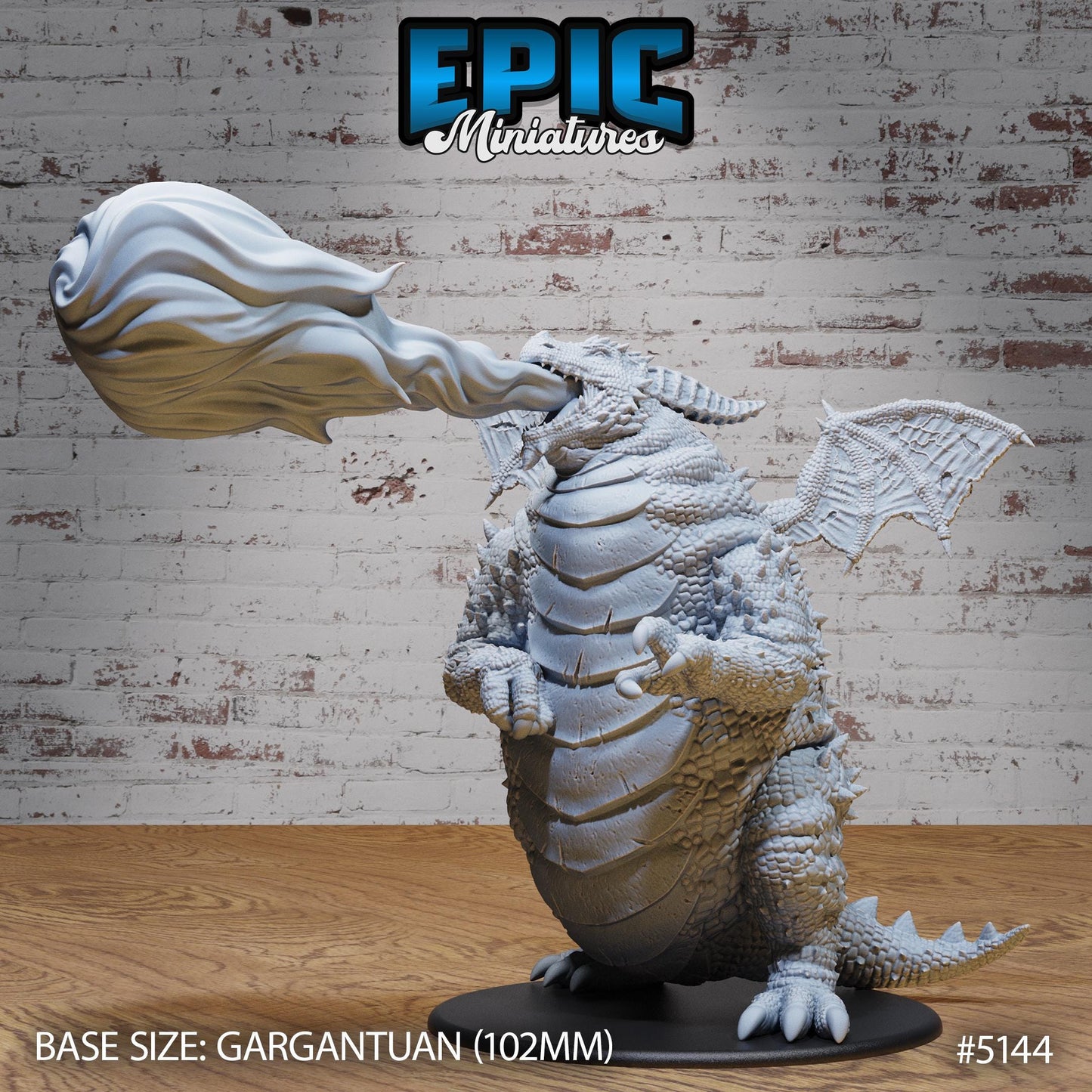 Fat Dragon (Gargantuan) | Premium DnD Miniatures | High Quality Resin | D&D RPG