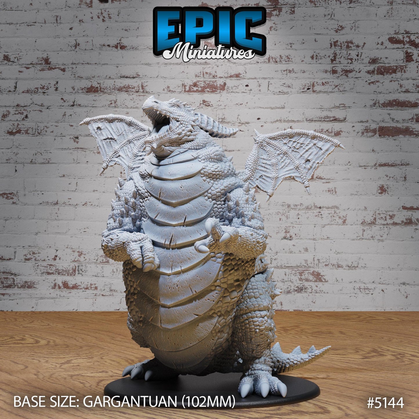 Fat Dragon (Gargantuan) | Premium DnD Miniatures | High Quality Resin | D&D RPG