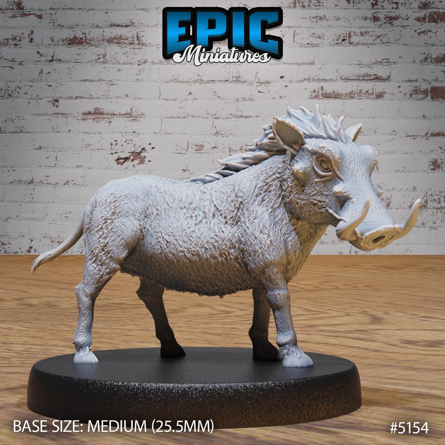 Warthog (Medium) | Premium DnD Miniatures | High Quality Resin | D&D RPG