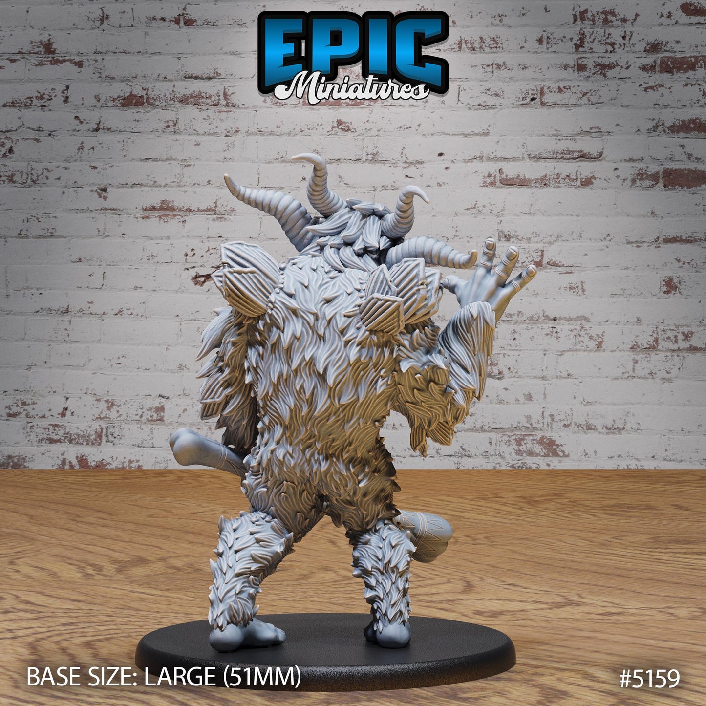 Old Yeti (Large) | Premium DnD Miniatures | High Quality Resin | D&D RPG