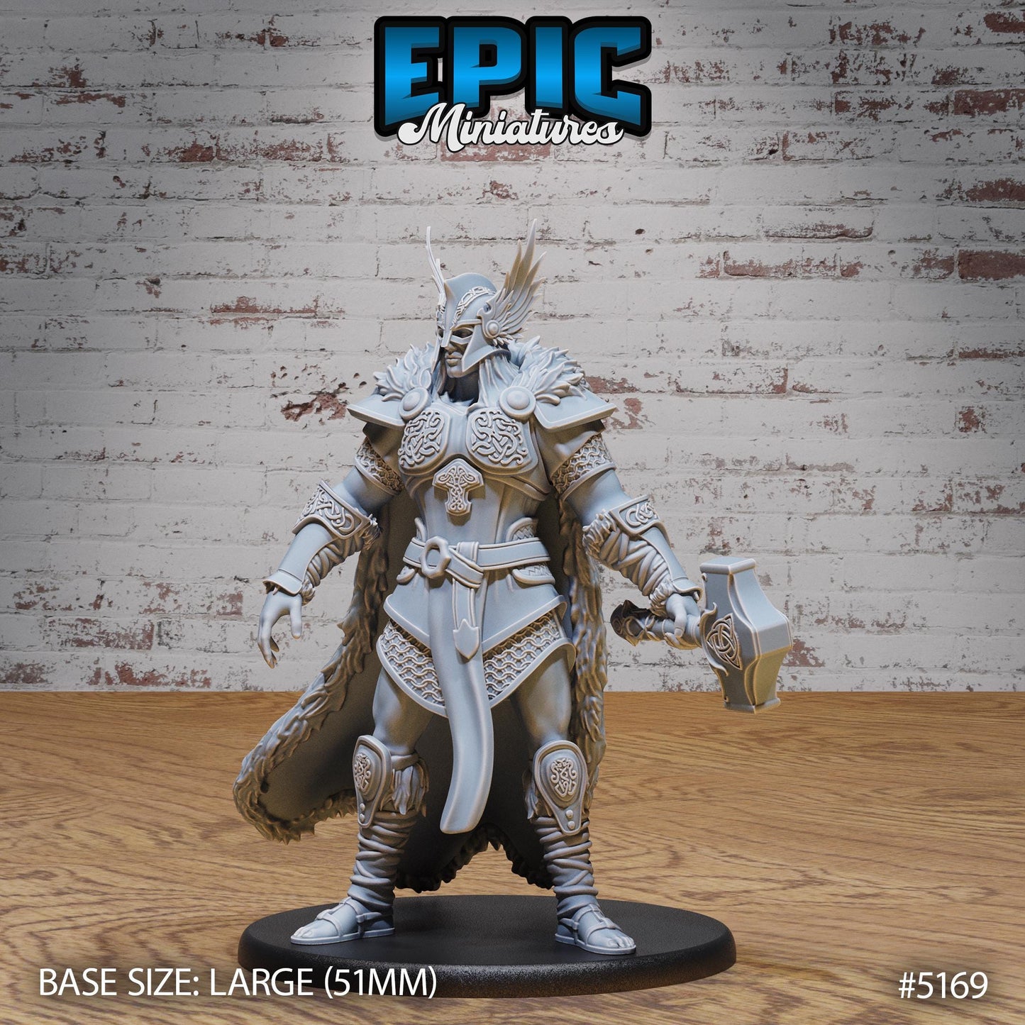 Thor Avatar (Large) | Premium DnD Miniatures | High Quality Resin | D&D RPG