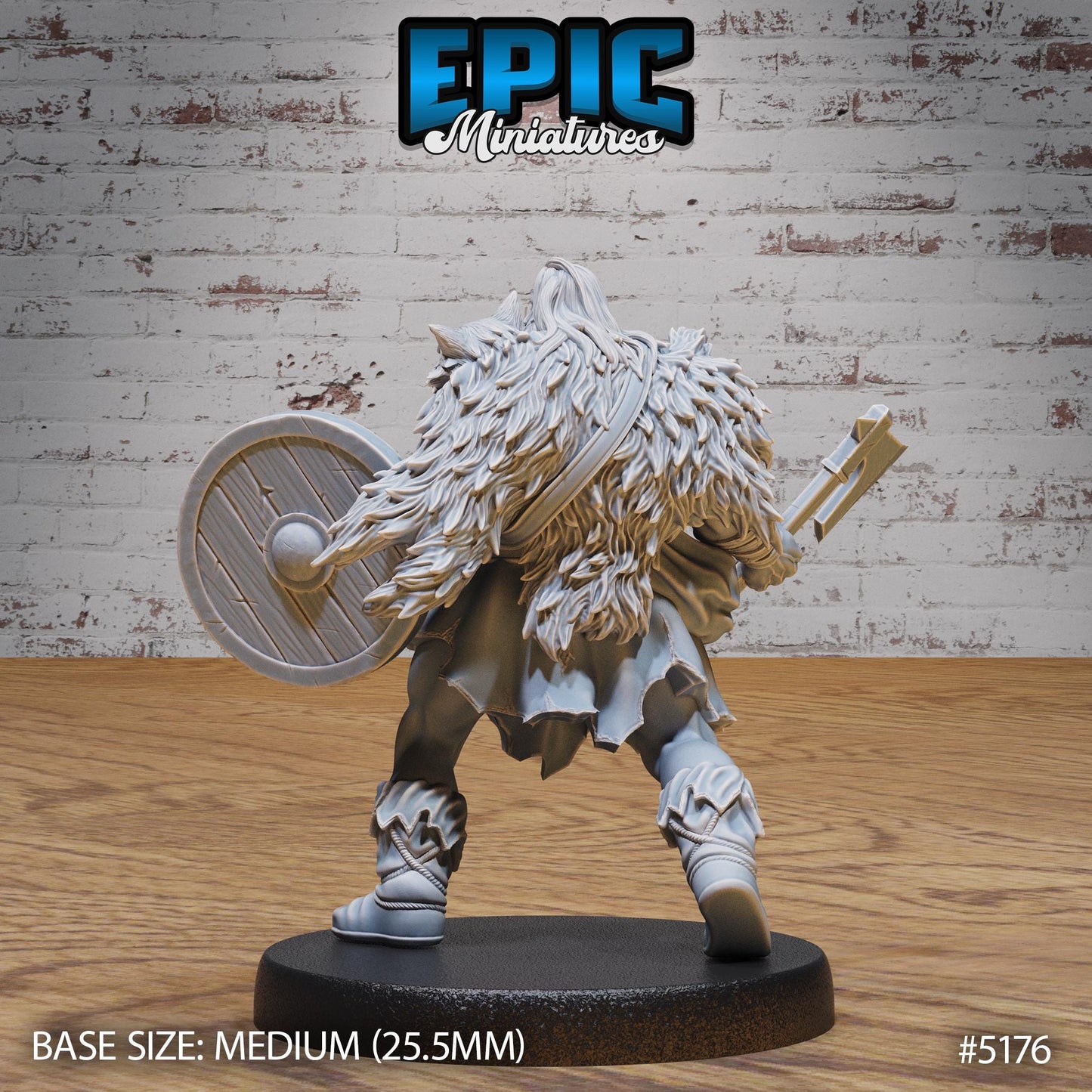 Berserker Viking (Medium) | Premium DnD Miniatures | High Quality Resin | D&D RPG