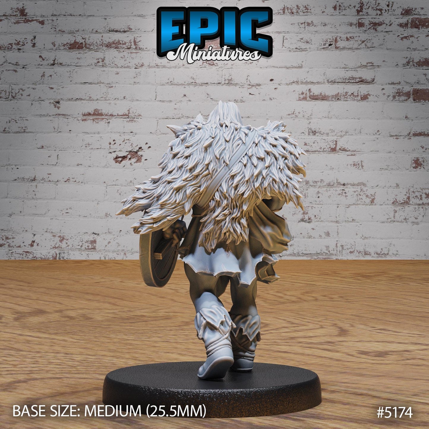 Berserker Viking (Medium) | Premium DnD Miniatures | High Quality Resin | D&D RPG