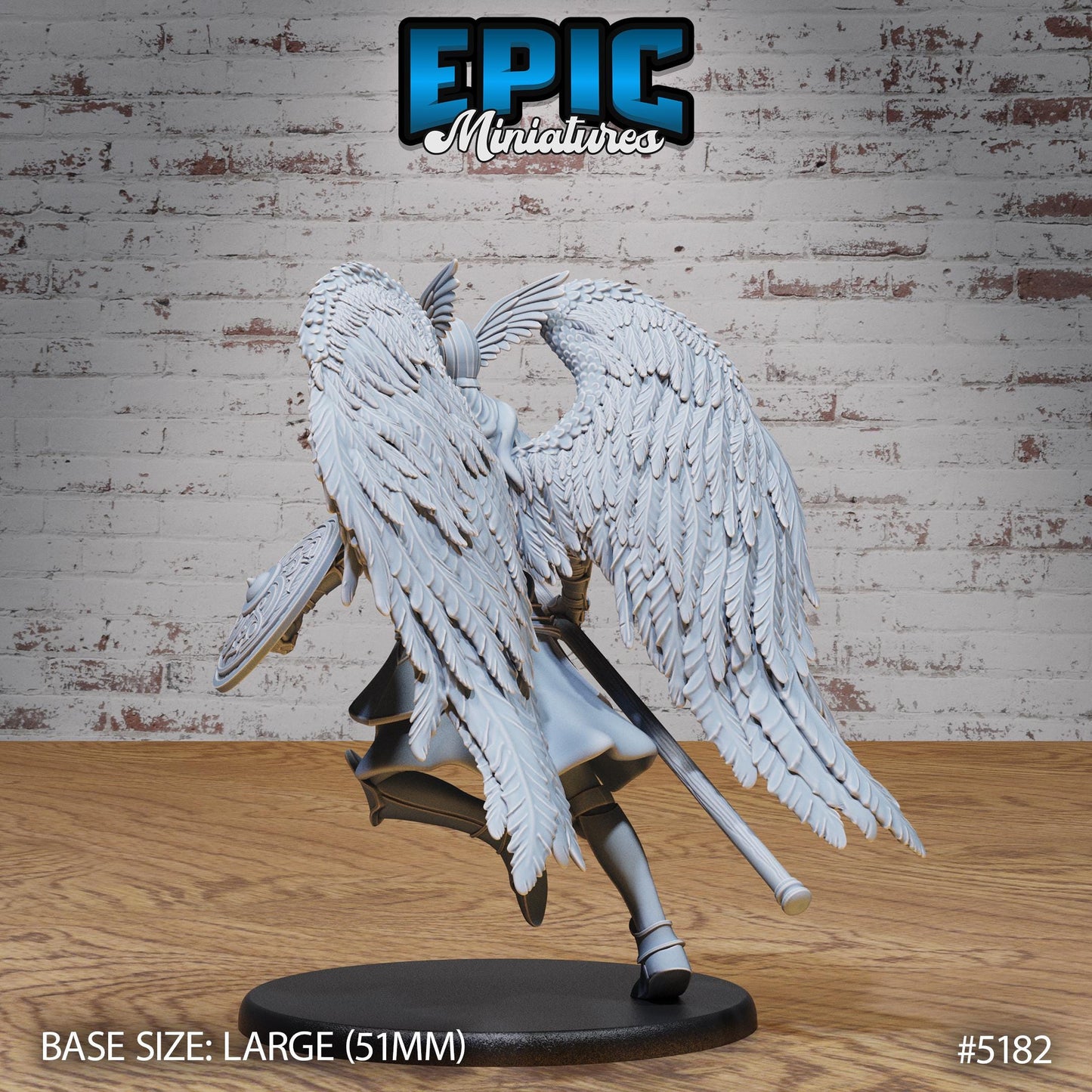 Valkyrie (Large) | Premium DnD Miniatures | High Quality Resin | D&D RPG