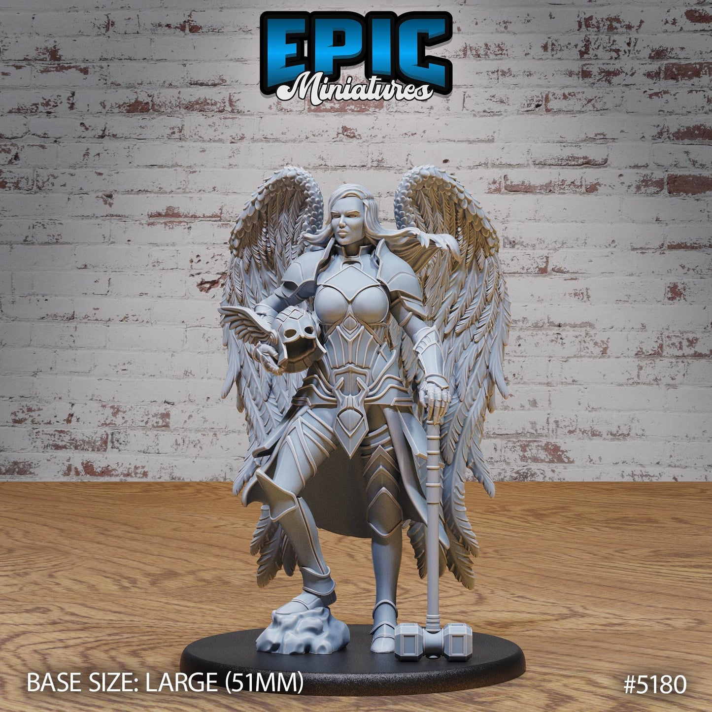 Valkyrie (Large) | Premium DnD Miniatures | High Quality Resin | D&D RPG