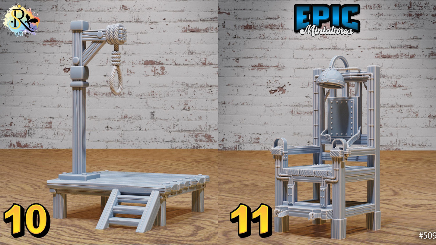 Prison Scatter - Bundle A | Premium DnD Miniatures | High Quality Resin | D&D RPG
