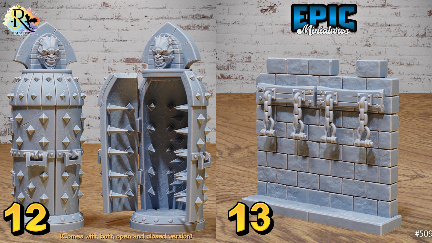 Prison Scatter - Bundle B | Premium DnD Miniatures | High Quality Resin | D&D RPG