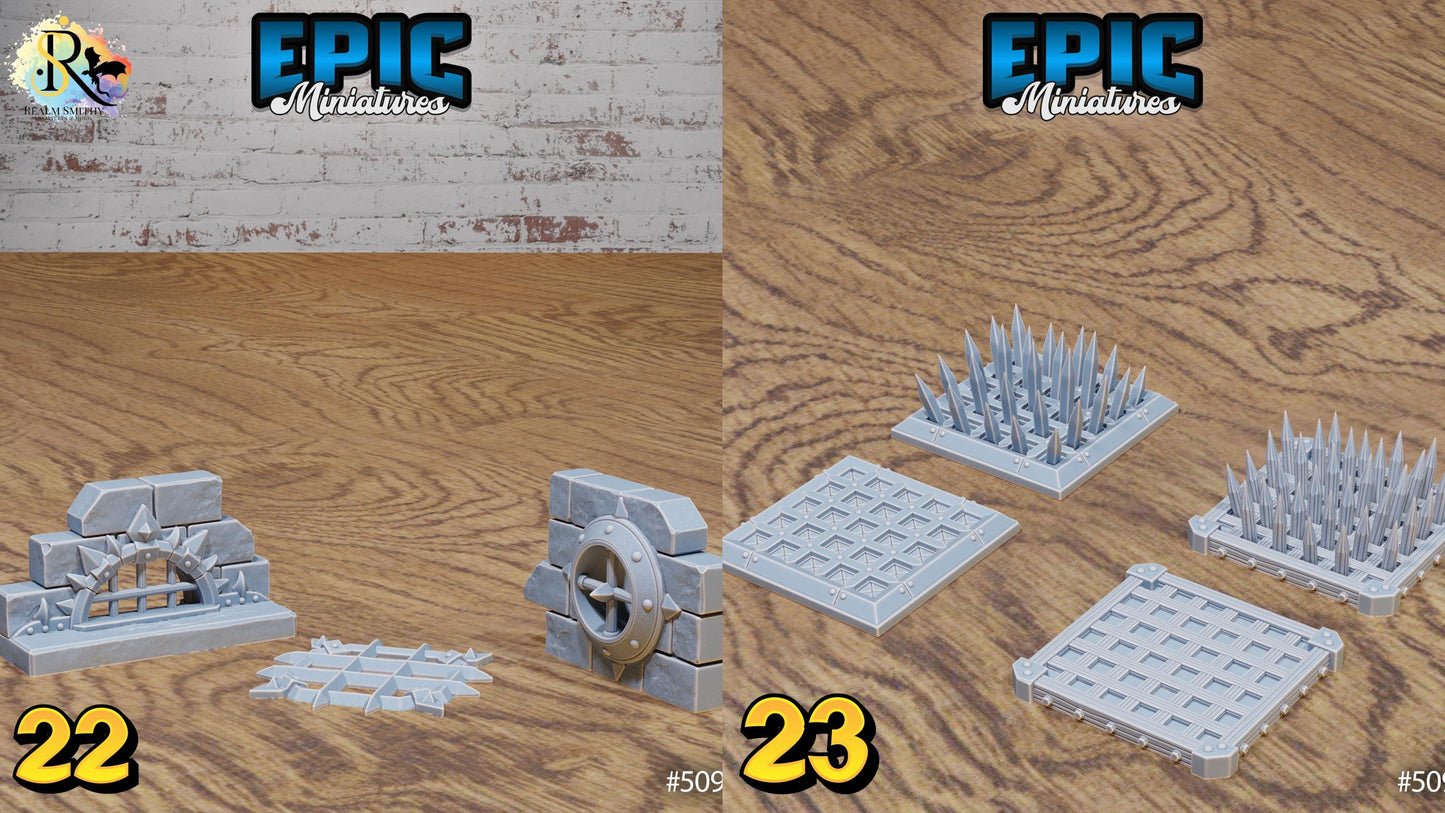 Prison Scatter - Bundle B | Premium DnD Miniatures | High Quality Resin | D&D RPG