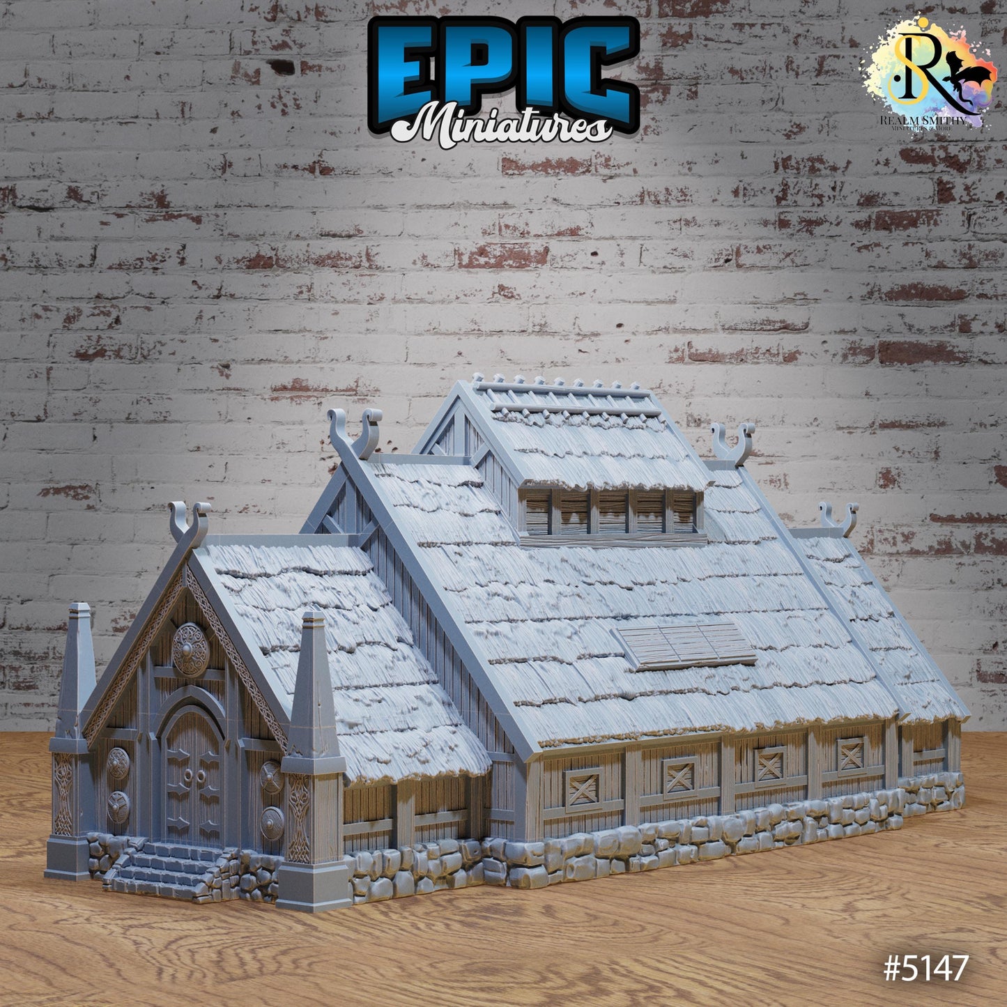 Viking Hall | Premium DnD Miniatures | High Quality Resin | D&D RPG