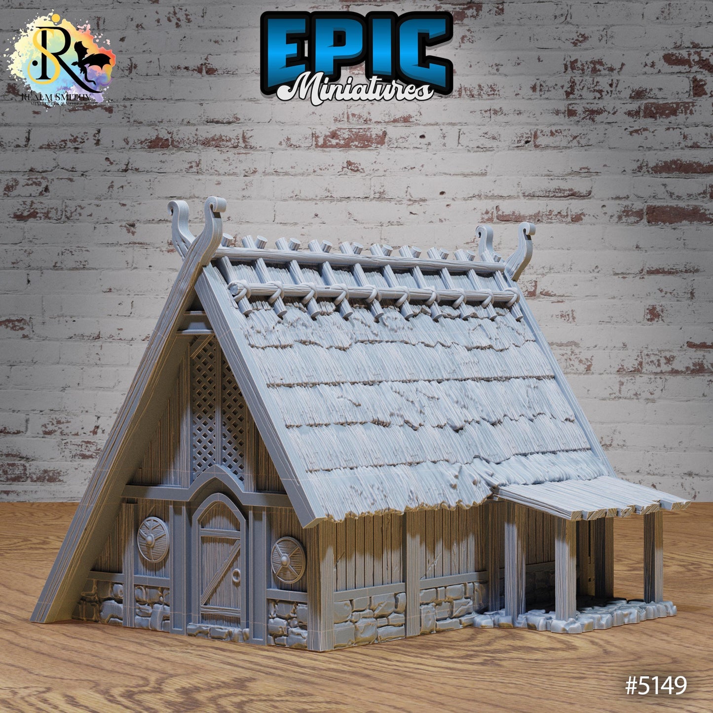 Viking House Small | Premium DnD Miniatures | High Quality Resin | D&D RPG