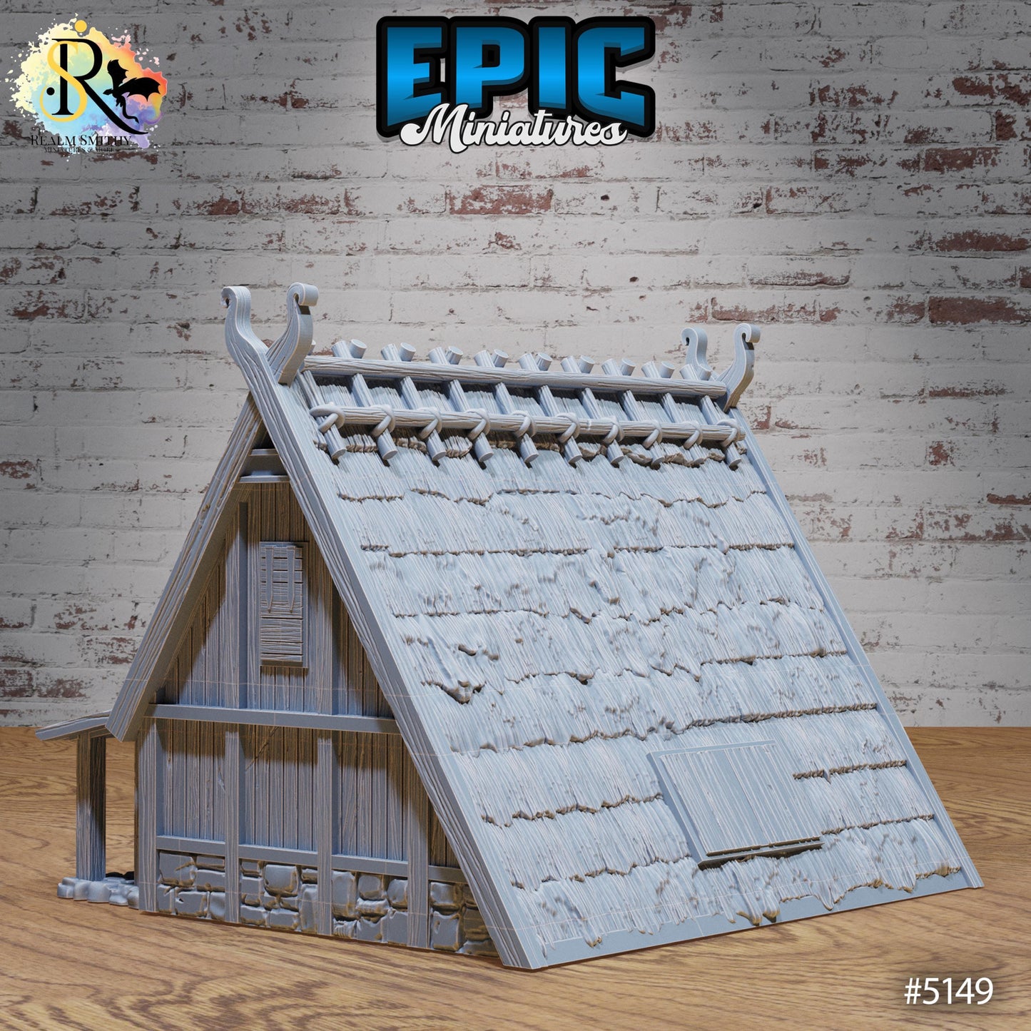 Viking House Small | Premium DnD Miniatures | High Quality Resin | D&D RPG