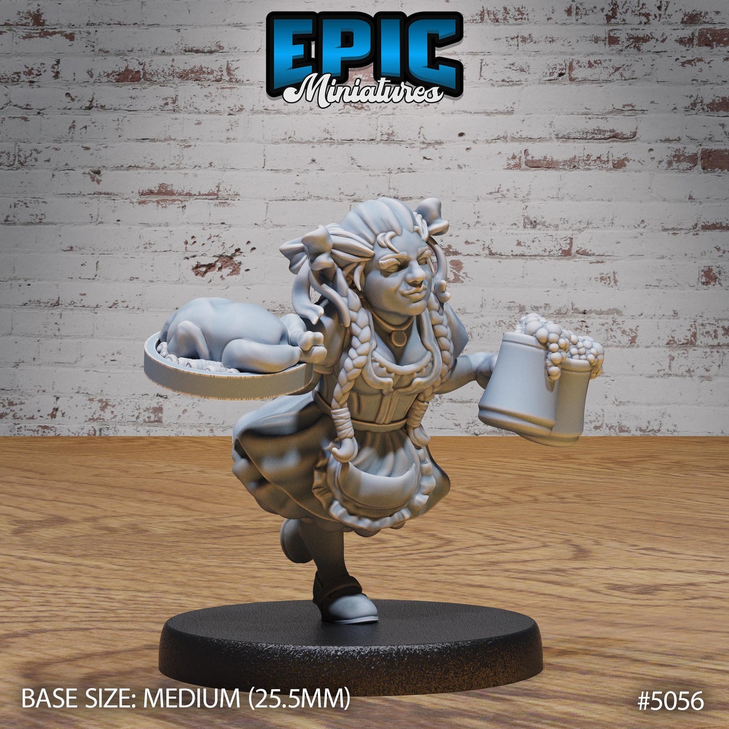 Halfling Villagers - 1/2 - (Medium) | Premium DnD Miniatures | High Quality Resin | D&D RPG